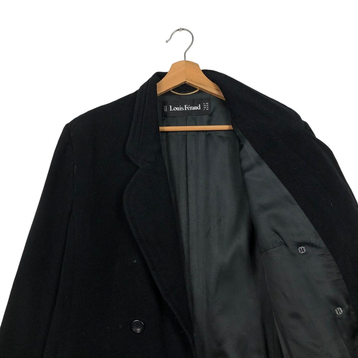 Japanese Brand VINTAGE WOOL CHORE WORKER JACKET DOUBLE BREAST LOUIS FERAUD Size US M / EU 48-50 / 2 - 14 Thumbnail