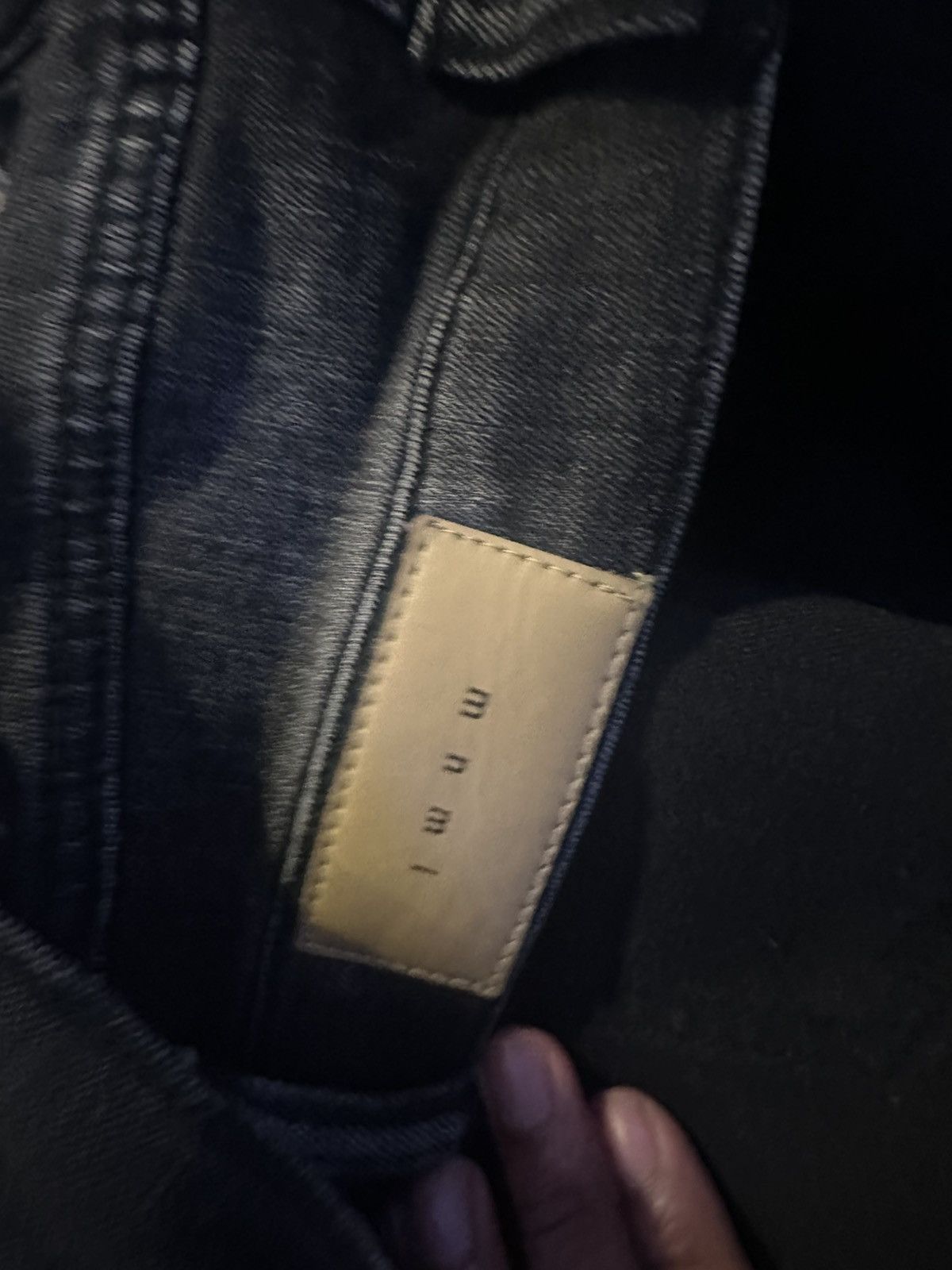 MNML MNML Skinny Stacked Denim - Black Size US 29 - 4 Thumbnail