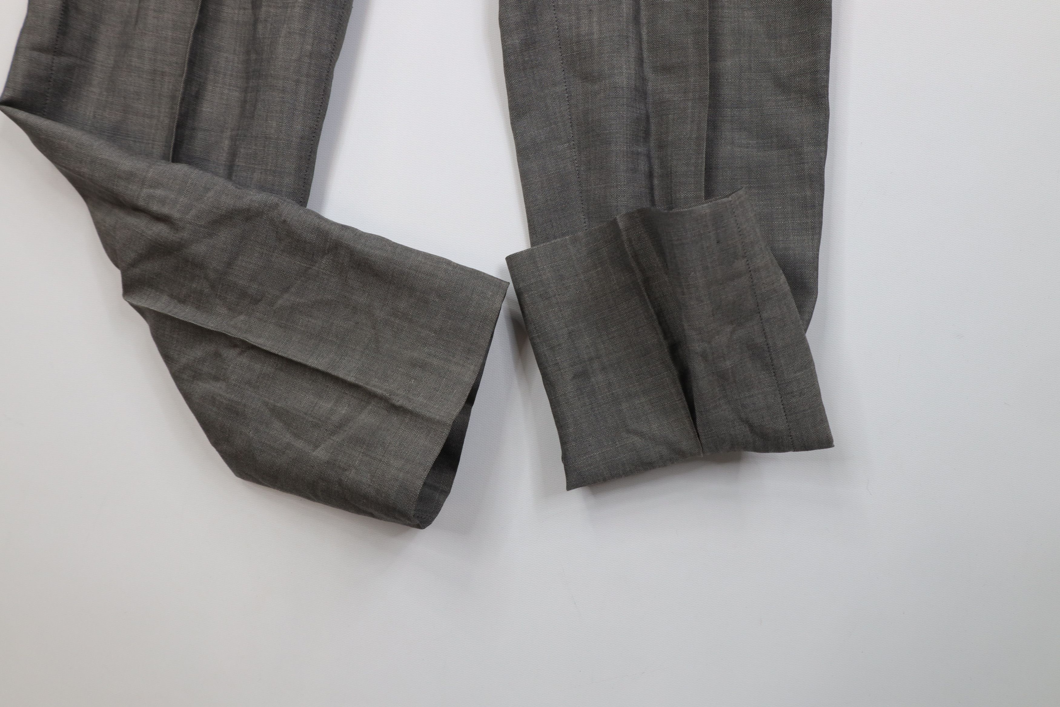 Vintage Vintage 50s Rockabilly Wool Rayon Gabardine Chino Pants USA Size US 28 / EU 44 - 5 Thumbnail