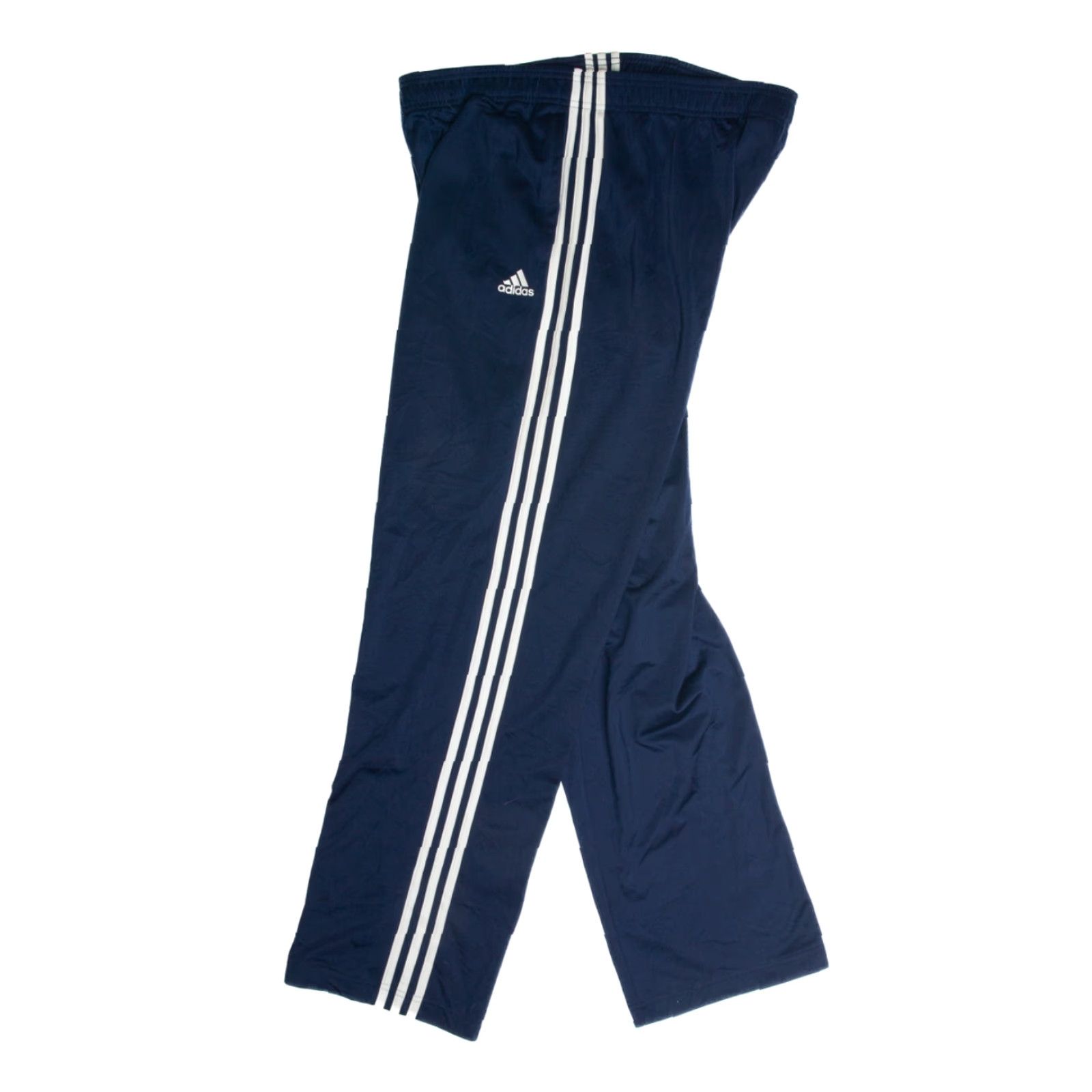 Adidas VINTAGE Adidas Track Pants Men X-Large Navy Blue Polyester 36" Inseam 31" Ragstock Mens Size US 36 / EU 52 - 2 Thumbnail