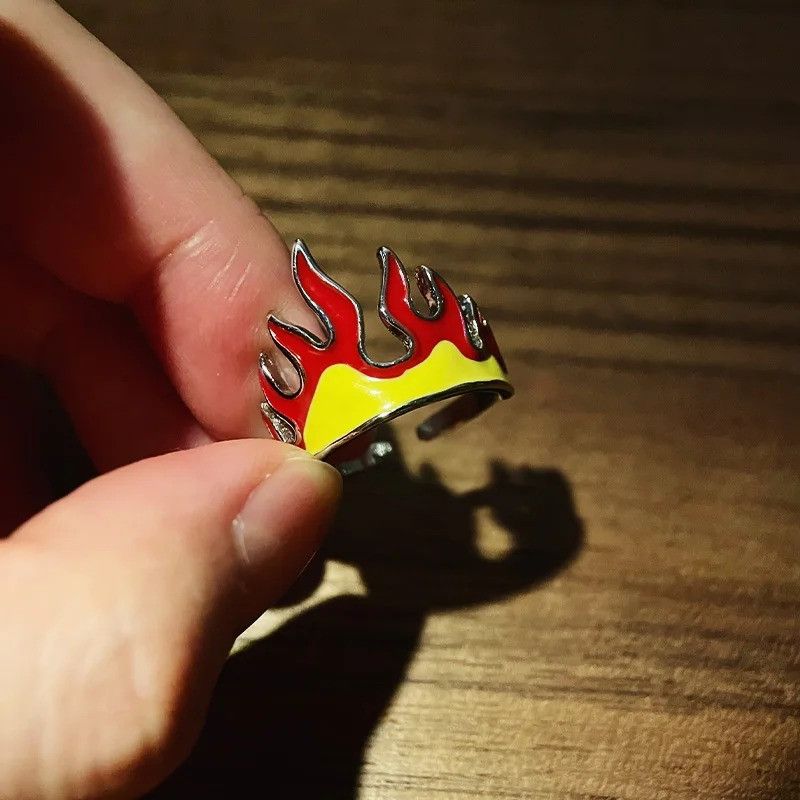 Jewelry × Vintage Retro Flame Ring Size ONE SIZE - 7 Thumbnail