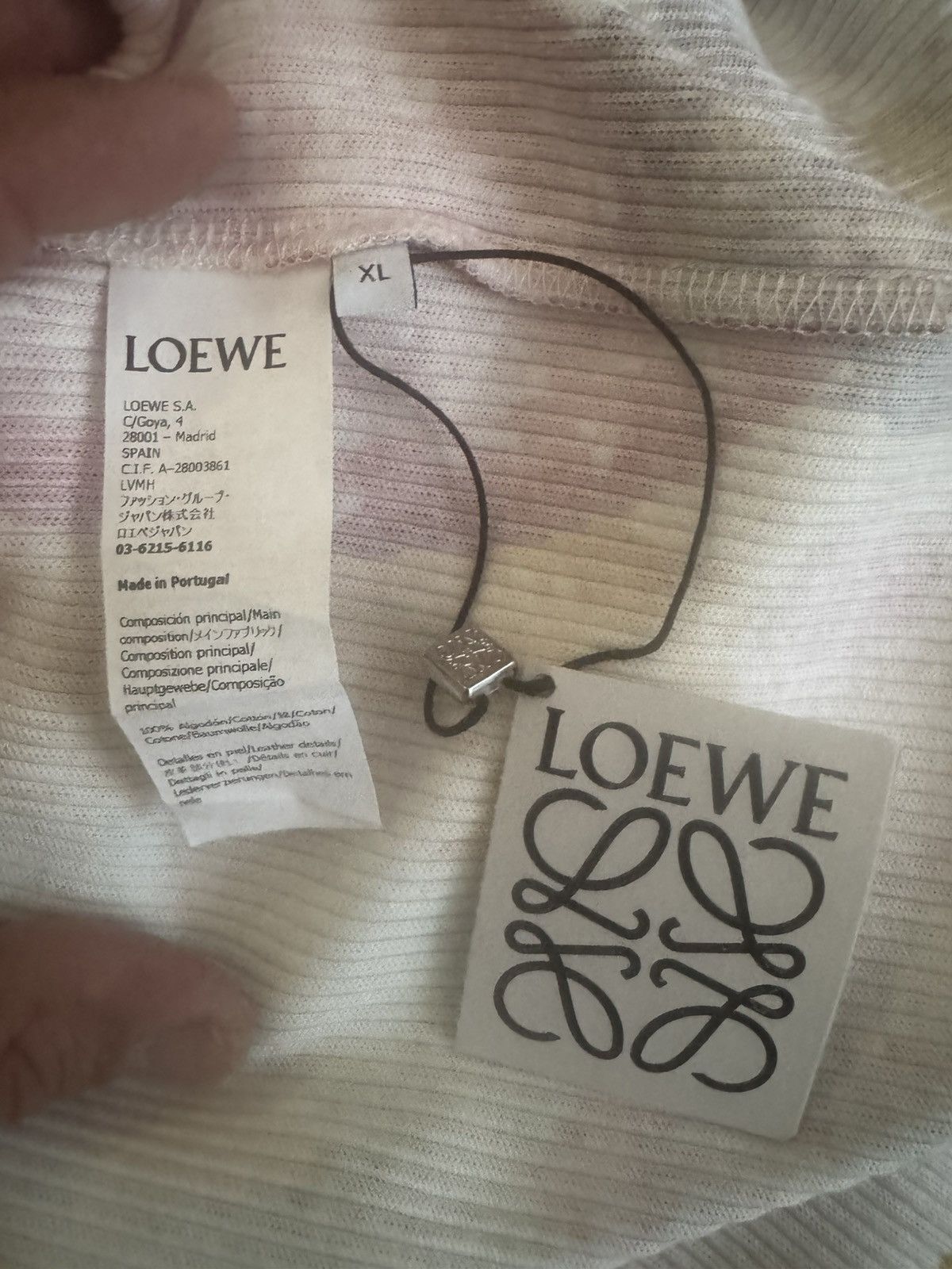 Loewe LOEWE COTTON RIBBED TANK TOP - DONUTS Size US XL / EU 56 / 4 - 12 Thumbnail