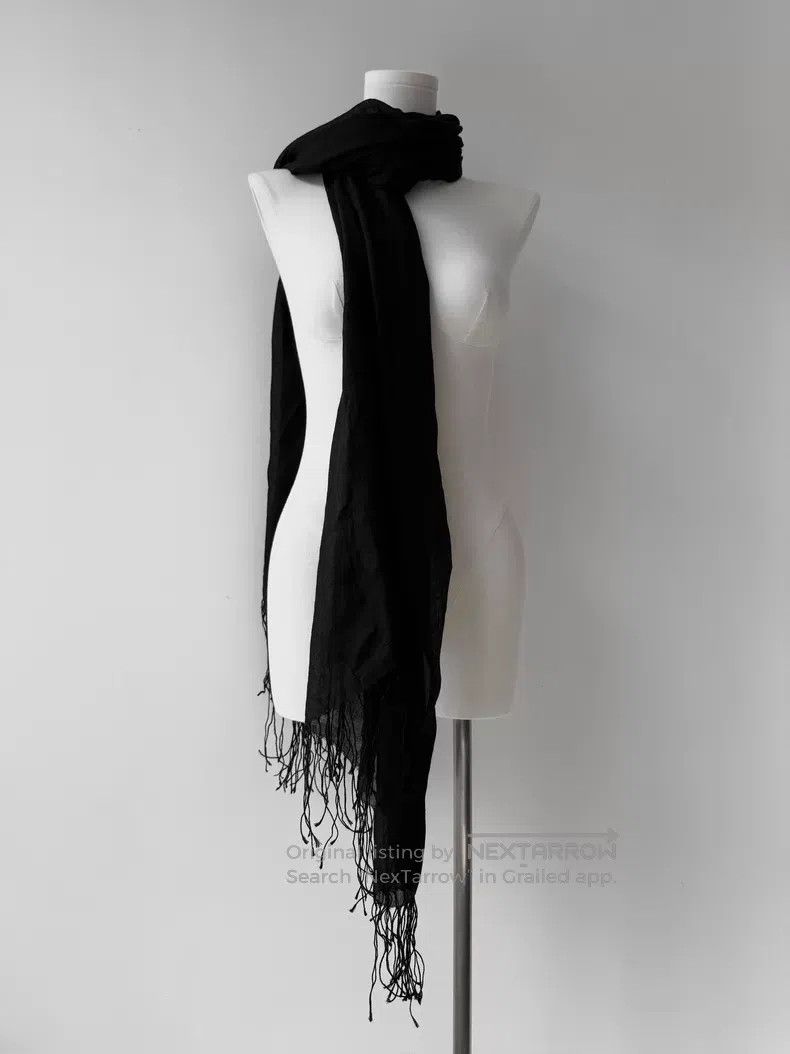 Yohji Yamamoto Yohji Yamamoto 08 SS Silence Gauze Scarf Size ONE SIZE - 3 Thumbnail