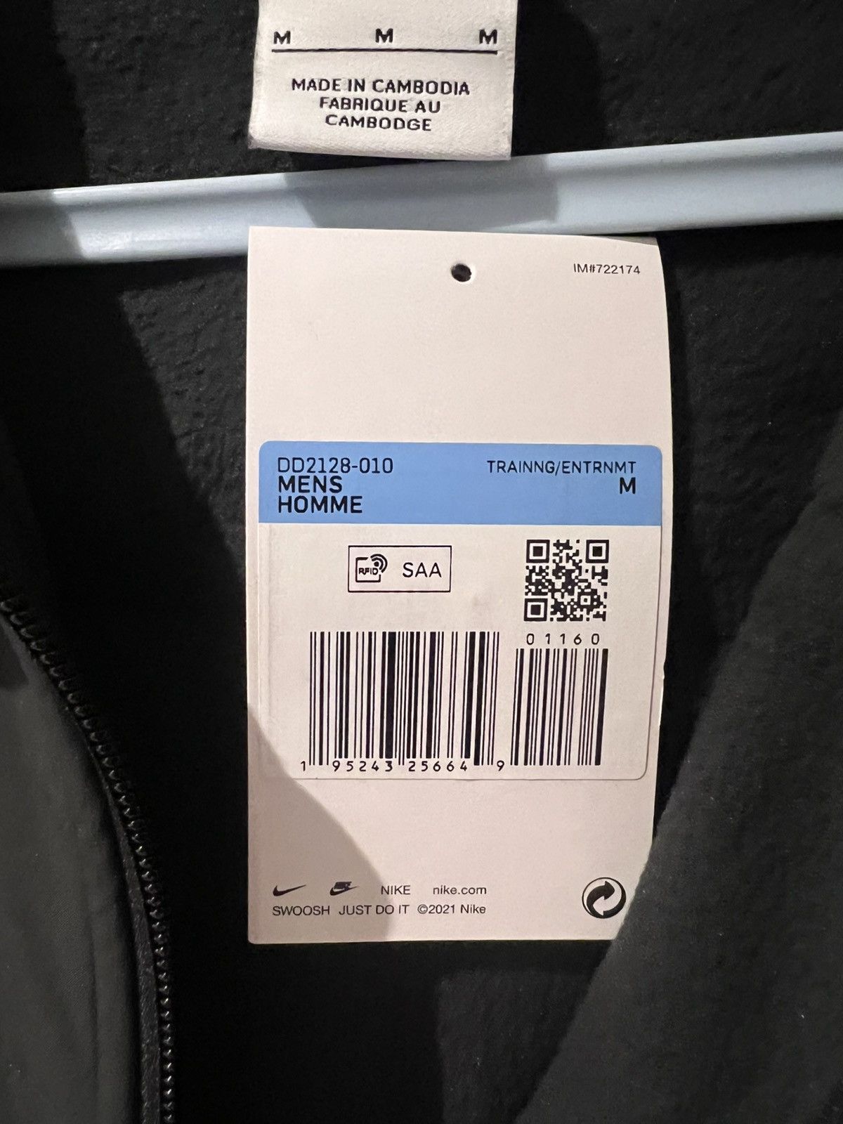 Nike Nike Men Therma-Fit DD2128-010 Size US M / EU 48-50 / 2 - 2 Thumbnail