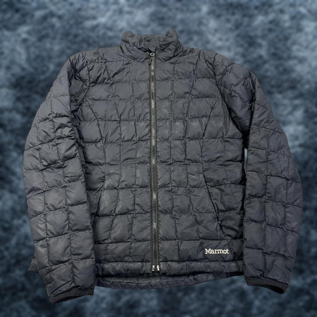 Marmot Marmot Jacket Womens Medium Black 700 Fill Down Quilted Puffer Insulated Coat Size M / US 6-8 / IT 42-44 - 1 Thumbnail