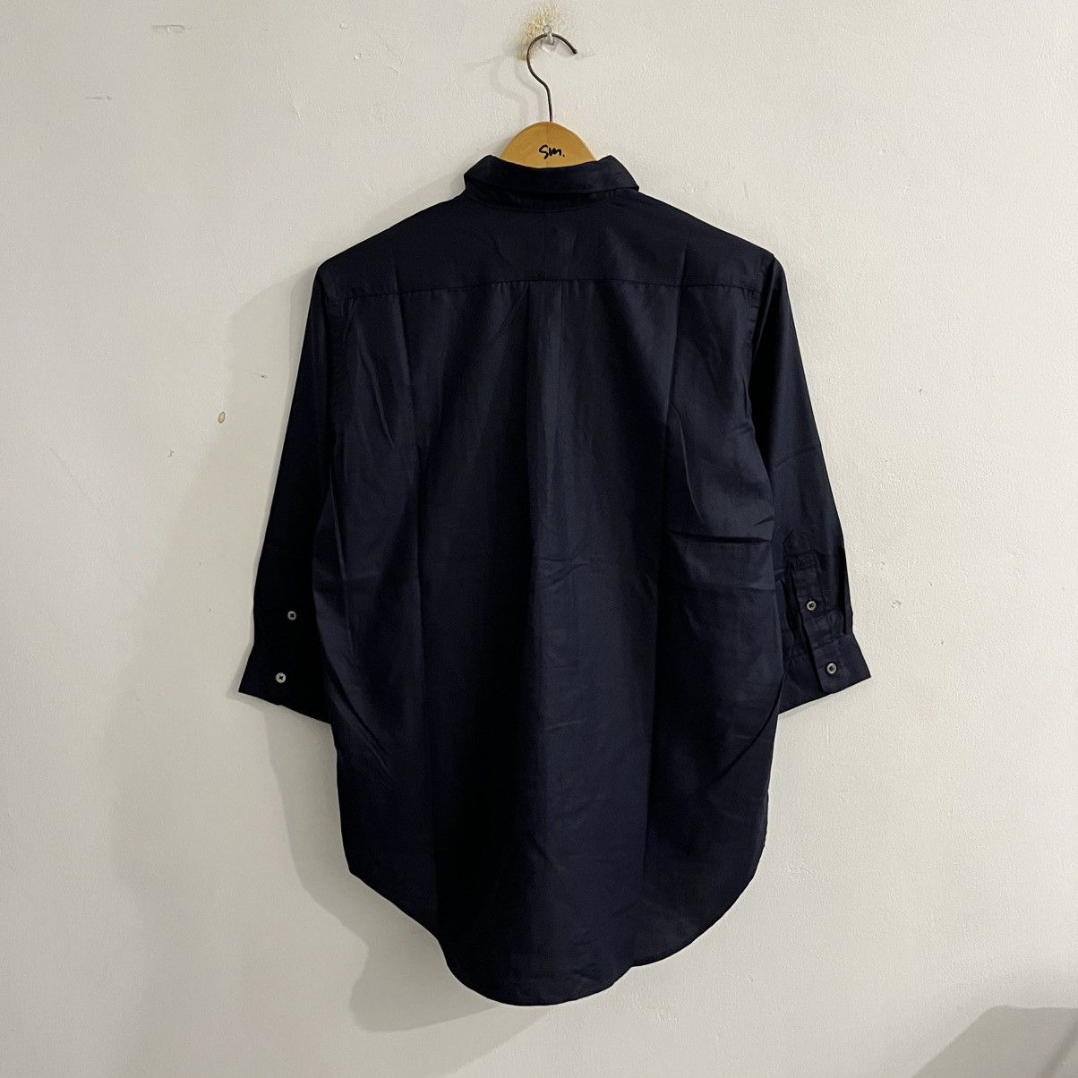 Japanese Brand Takeo Kikuchi Basic Darknavy 3/4 Sleeve Shirt Size US S / EU 44-46 / 1 - 7 Thumbnail