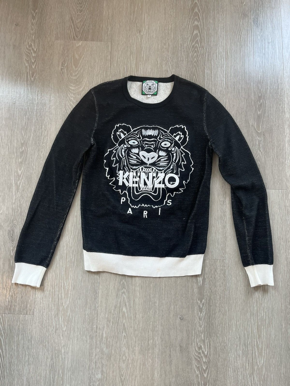 Kenzo × Vintage Kenzo Paris Tiger Jungle Sweatshirt Size M / US 6-8 / IT 42-44 - 1 Thumbnail
