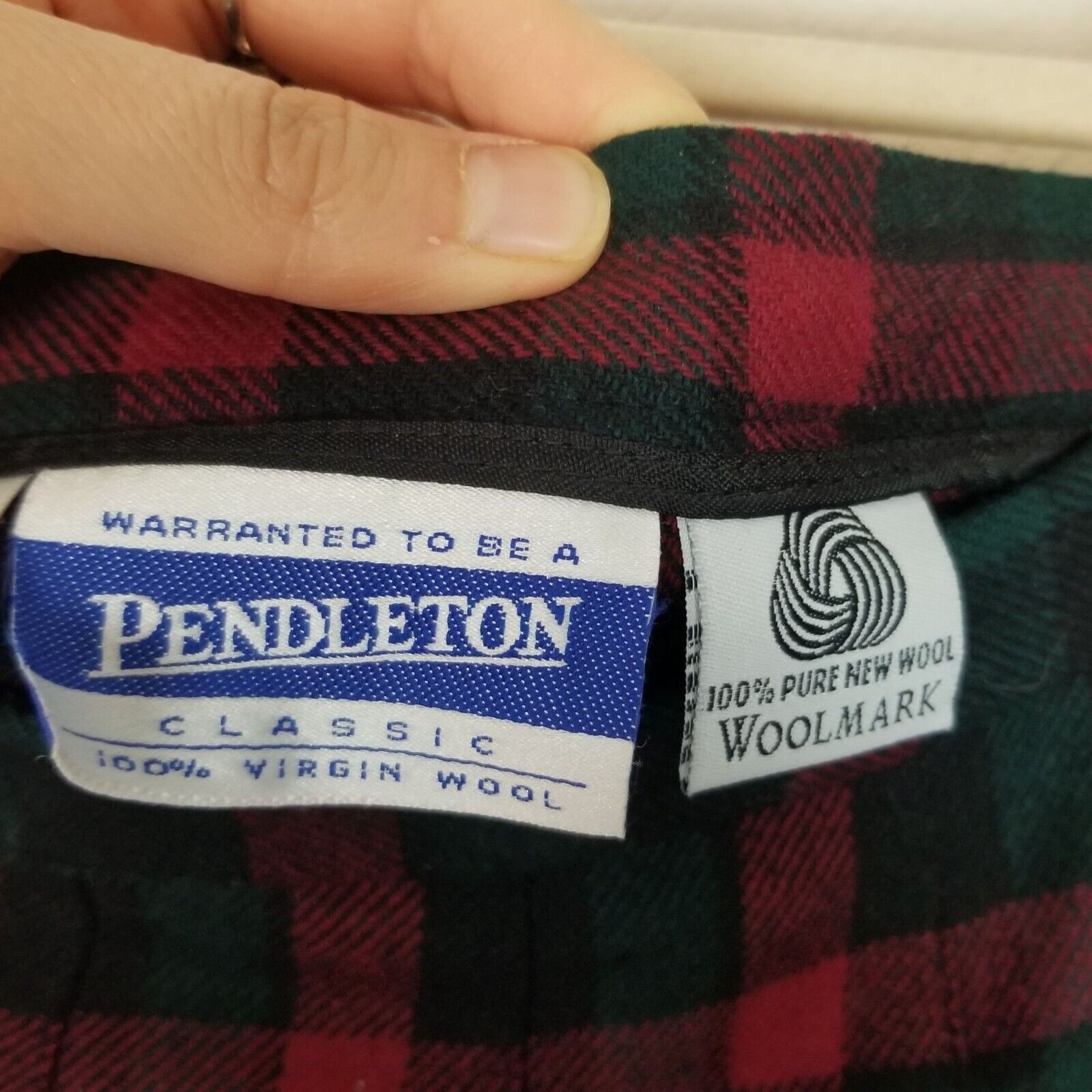 Pendleton Vintage Pendleton Womens Plaid Pleated Wool Midi Skirt 12 Size 34" / US 12 / IT 48 - 6 Thumbnail