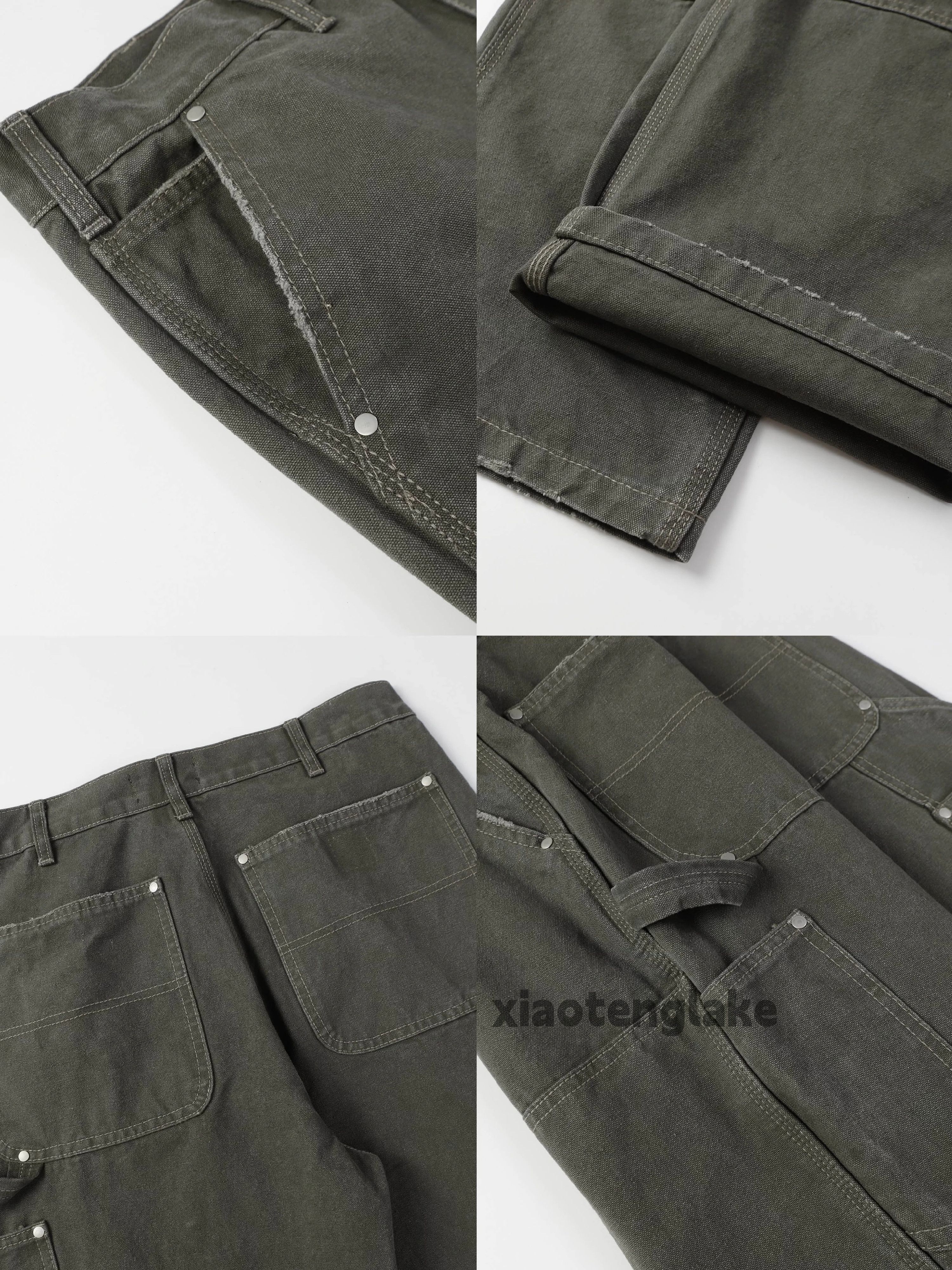 Designer × Vintage washed faded cleanfit skate hiphop military carpenter pants Size US 32 / EU 48 - 4 Thumbnail