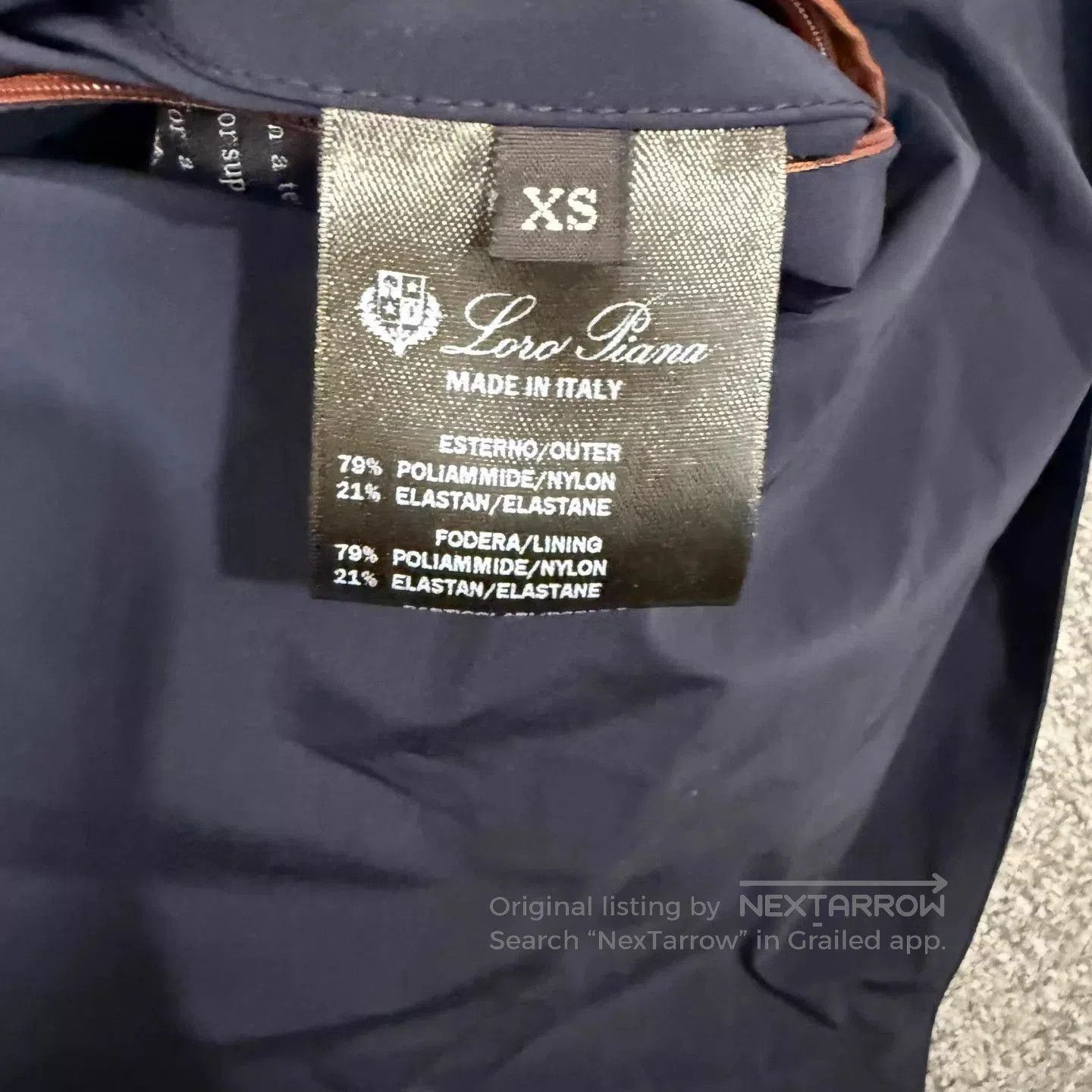 Loro Piana Blue Long Sleeve Heavy Coat XS. Size US XS / EU 42 / 0 - 5 Thumbnail