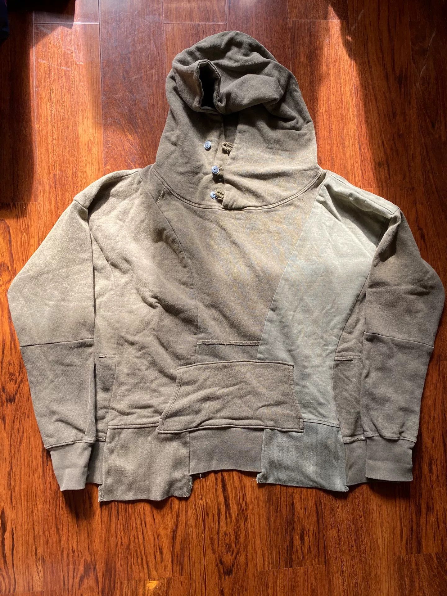 Kapital Kapital Vintage Patchwork Washed Sweatshirt Size US M / EU 48-50 / 2 - 1 Thumbnail