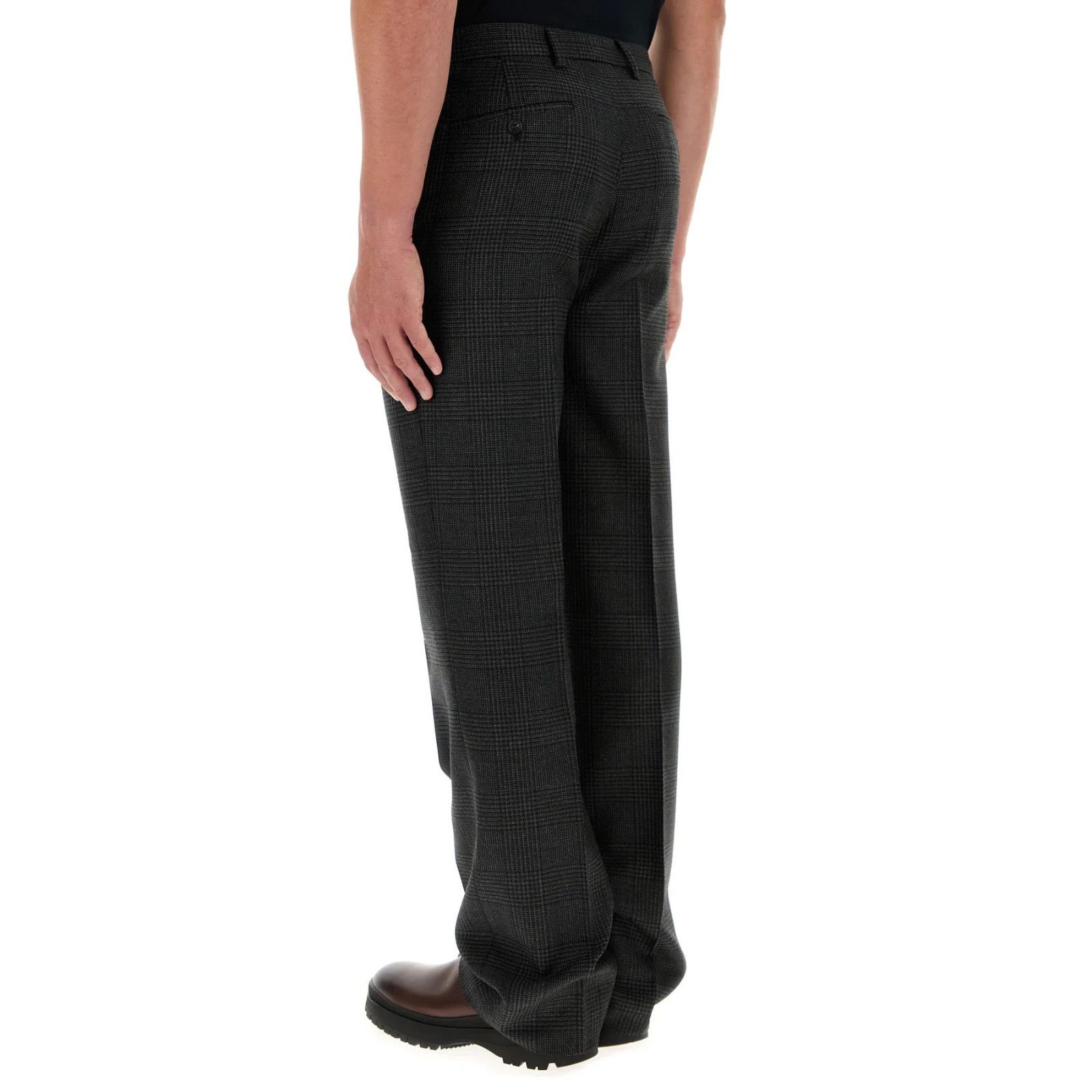 Prada PRADA Embroidered Wool Pants New & Authentic (Men's size:US Size US 36 / EU 52 - 4 Thumbnail