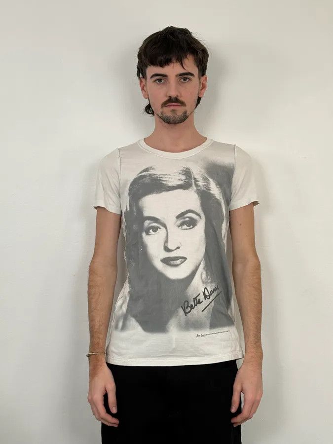 Dolce & Gabbana 2000s Dolce & Gabbana Bette Davis White T -Shirt Size US S / EU 44-46 / 1 - 2 Thumbnail