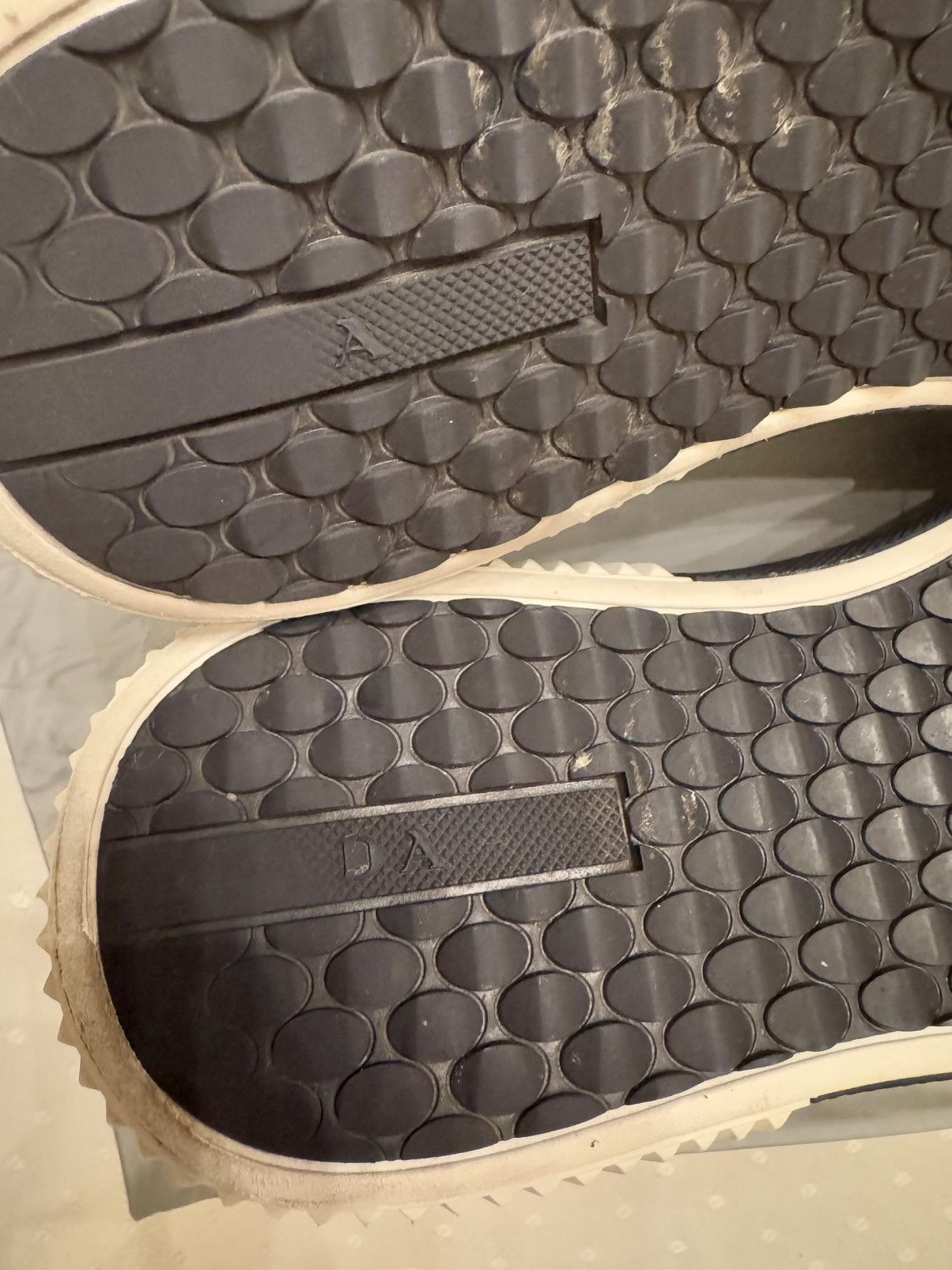 Prada Blue / Grey Logo Sneakers Size US 7.5 / EU 40-41 - 11 Thumbnail