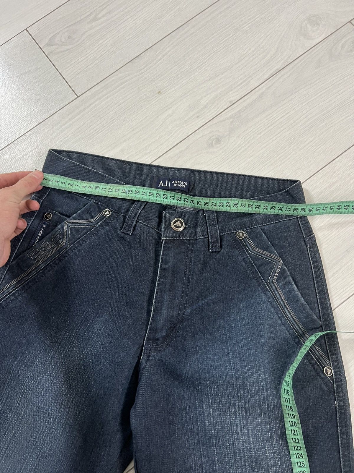 Vintage Rare Flared Kapital Vibe! Distressed Crazy Y2k Jeans Vintage Size US 31 - 10 Thumbnail