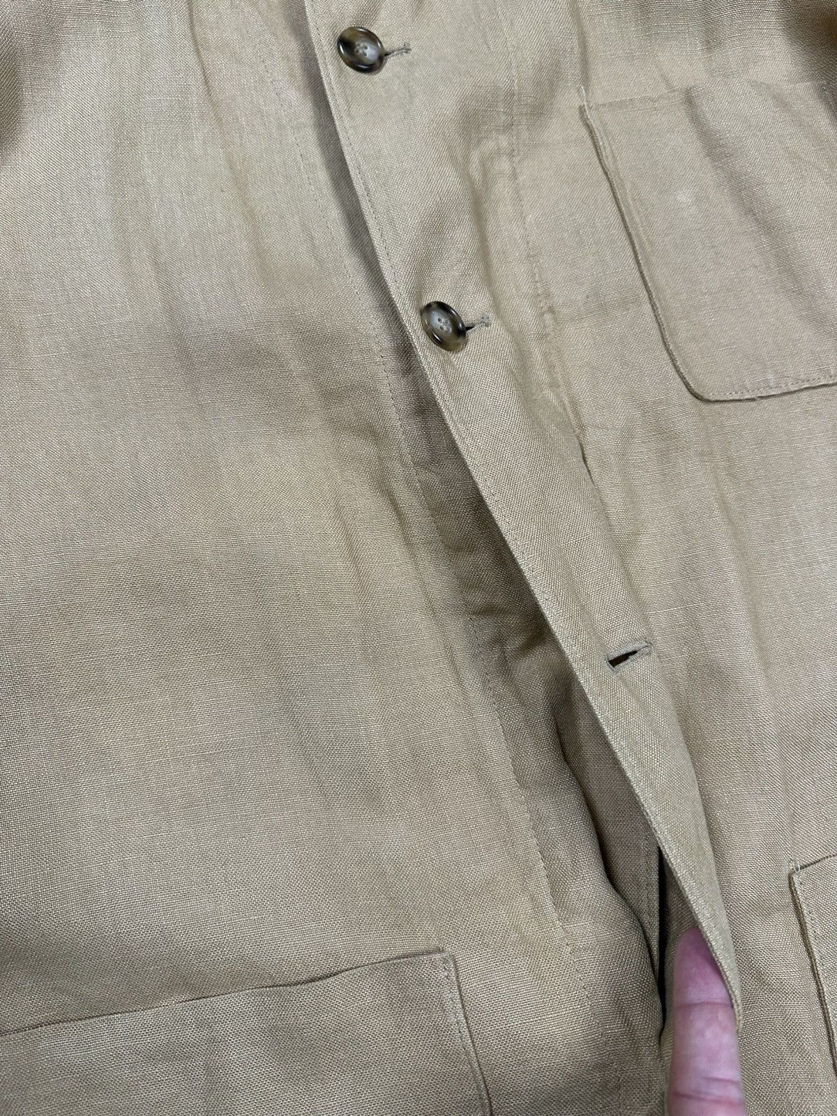 Gant Vintage 90s Gant USA Linen French Chore Coat Jacket Size US XL / EU 56 / 4 - 6 Thumbnail