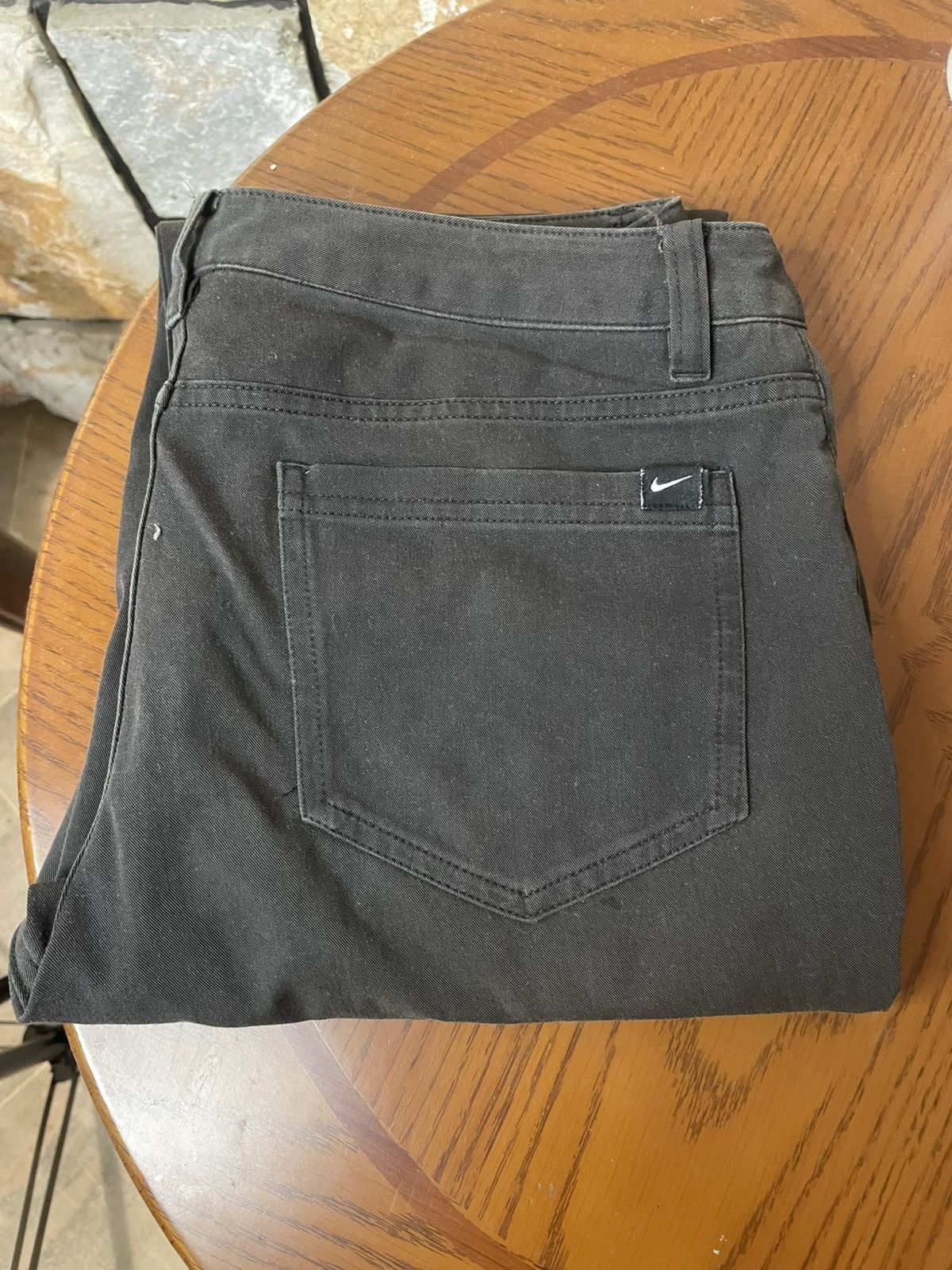 Vintage Black Nike Slack Casual Pants x Streetwear