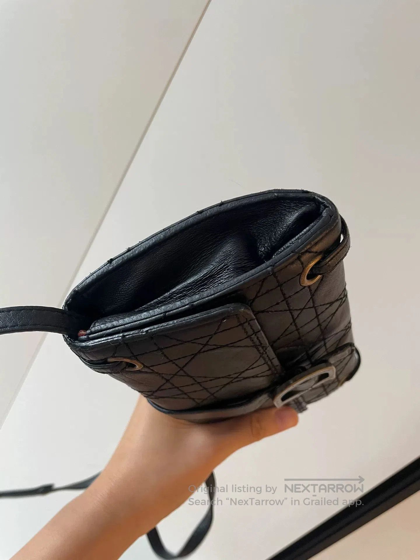 Dior Dior Vintage Lambskin Lady Dior Bag. Size ONE SIZE - 4 Thumbnail