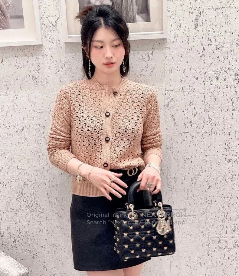 Dior Dior Brown Alpaca Knit Cardigan Coat. Size US S / EU 44-46 / 1 - 7 Thumbnail