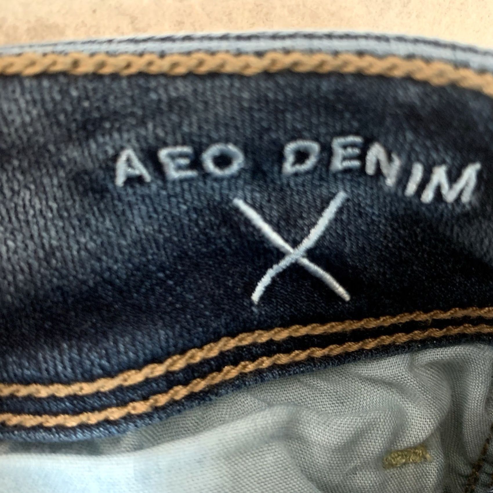 American Eagle Outfitters American Eagle Jeans Women Short 6 Kick Boot Denim Super Stretch Y2K 5-Pocket Zipper Button Baggy N/A Size 28" / US 6 / IT 42 - 4 Thumbnail