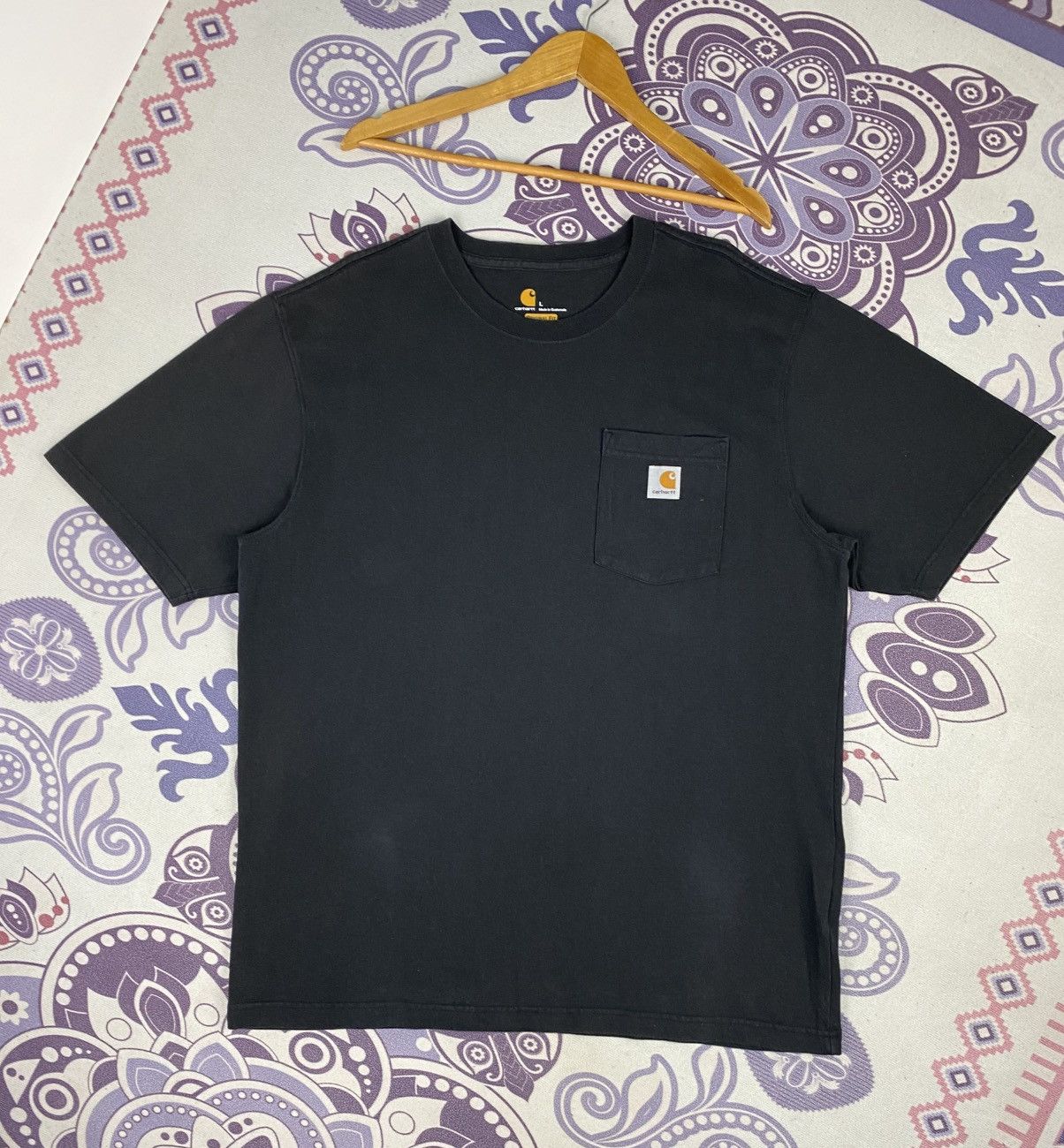 Carhartt Rare🔥Carhartt Pocket Shirt Small Logo Spell Out Size US XL / EU 56 / 4 - 1 Thumbnail