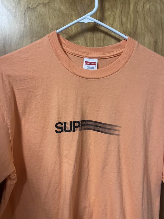 Supreme Supreme Motion Logo Tee Orange (SS23) | Grailed