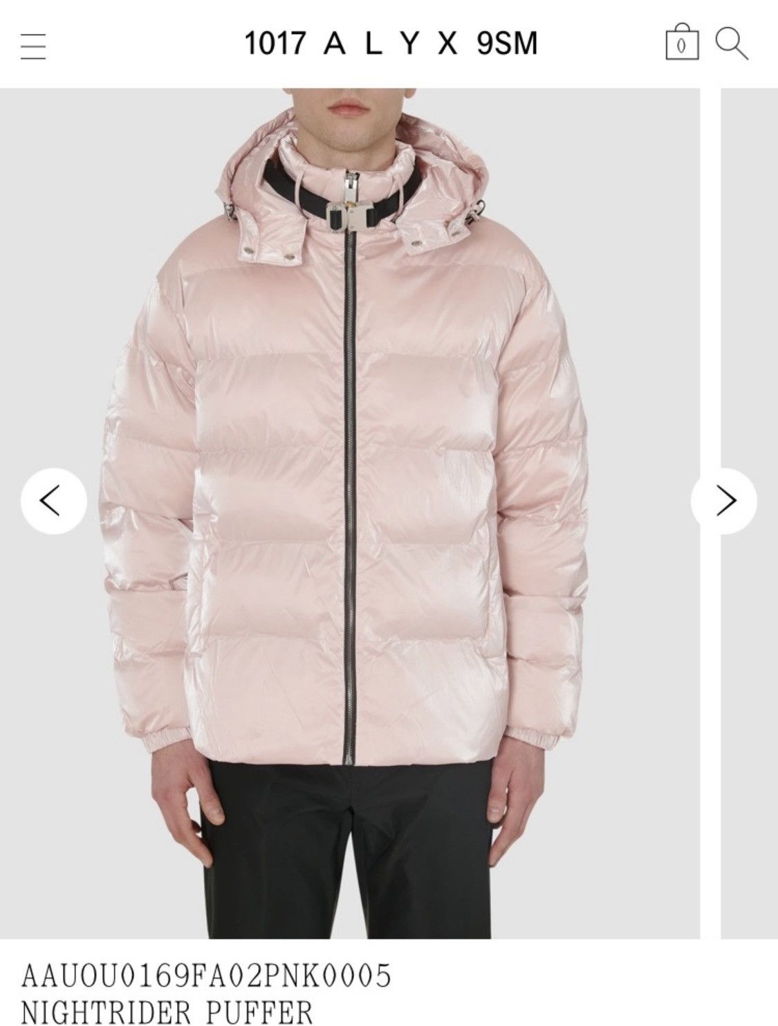 1017 ALYX 9SM 1017 AYLX 9SM NIGHTRIDER PUFFER Size US S / EU 44-46 / 1 - 10 Thumbnail