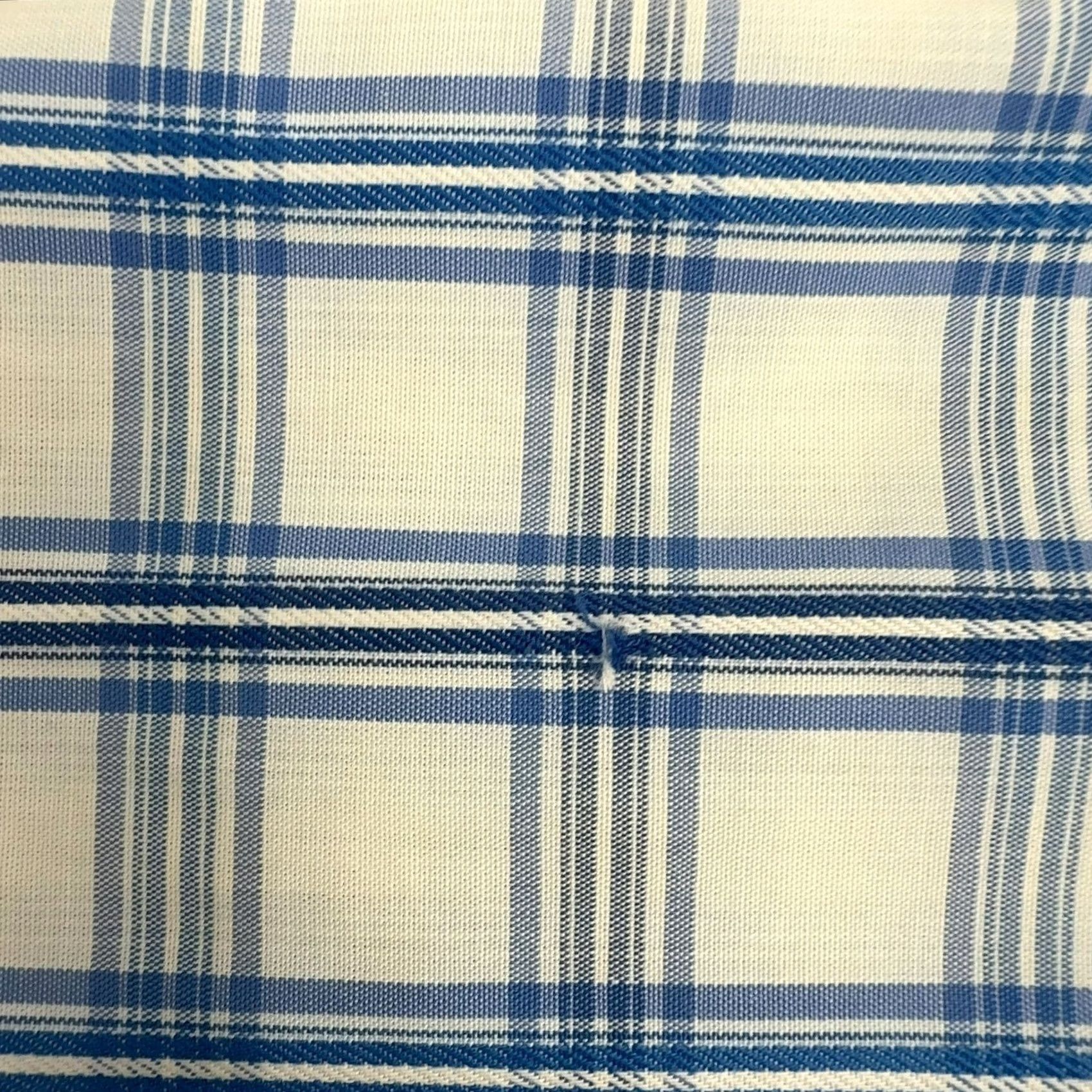 Banana Republic Banana Republic Button-Up Mens XL Blue Cotton Non-Iron Slim Fit Plaid Preppy Shortened? Size US XL / EU 56 / 4 - 3 Thumbnail