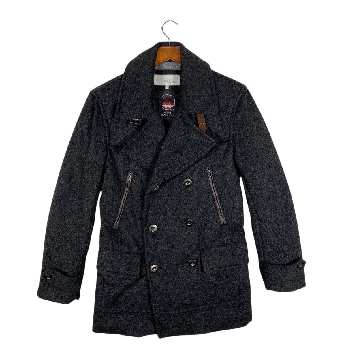 Beams Japan Beams Lights Italian Mtt Wool Blend Peacoat Size 44 (Fit M) Size US S / EU 44-46 / 1 - 1 Thumbnail