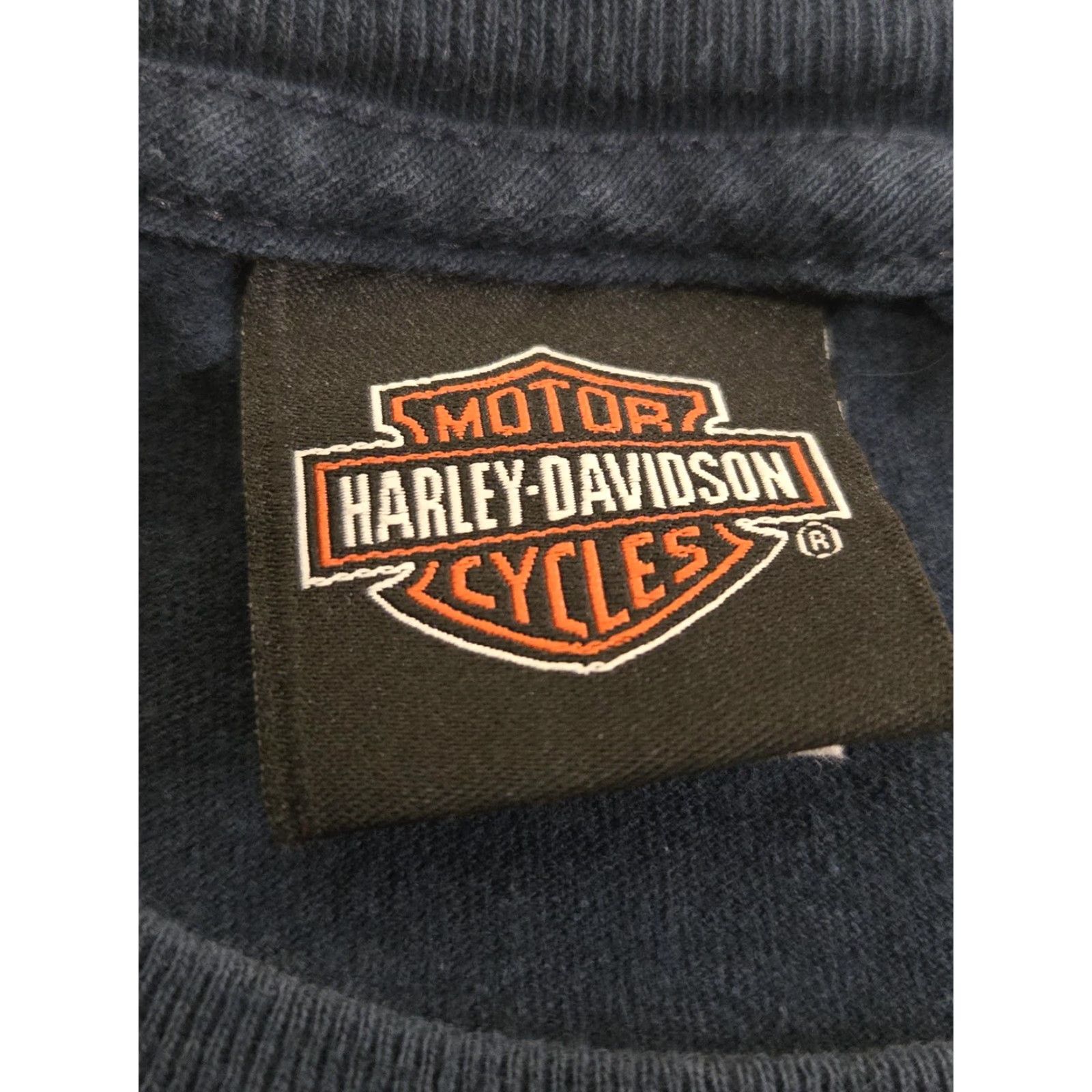 Harley Davidson VINTAGE Harley-Davidson Sturgis Black Hills Rally Shirt Mens XL Blue 2015 Biker Size US XL / EU 56 / 4 - 3 Thumbnail