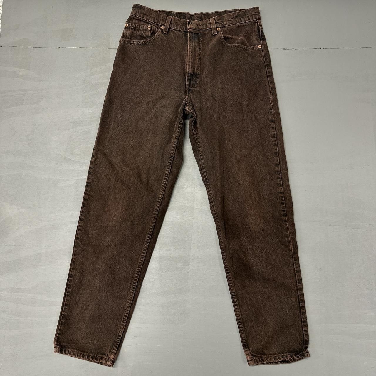 Levi's Vintage Levi’s 550 Brown Denim Jeans Men’s 32 x 30 Size US 32 / EU 48 - 2 Thumbnail