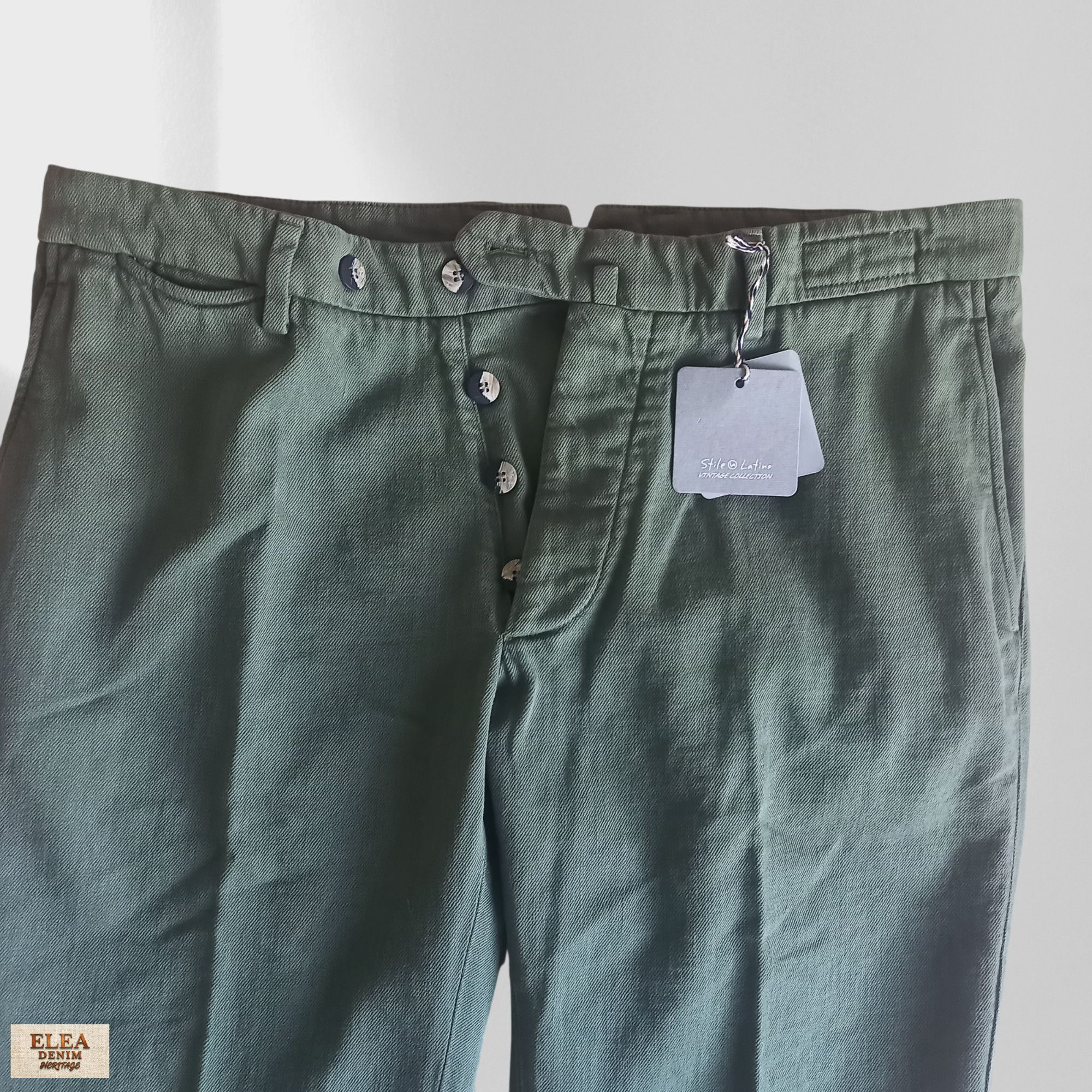 Stile Latino Stile Latino Napoli Trousers 48 Handmade V.Attolini NWT Size US 34 / EU 50 - 5 Thumbnail