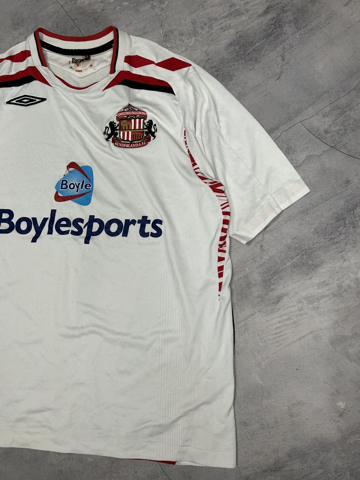 Umbro Sunderland 2007 2008 Home Shirt Football Soccer Jersey Mens Size US M / EU 48-50 / 2 - 2 Thumbnail
