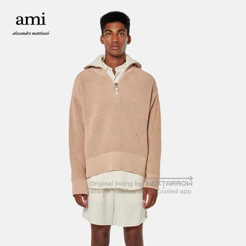 AMI AMI Alexandre Mattiussi Knitted Fisherman Sweater. Size US M / EU 48-50 / 2 - 1 Thumbnail