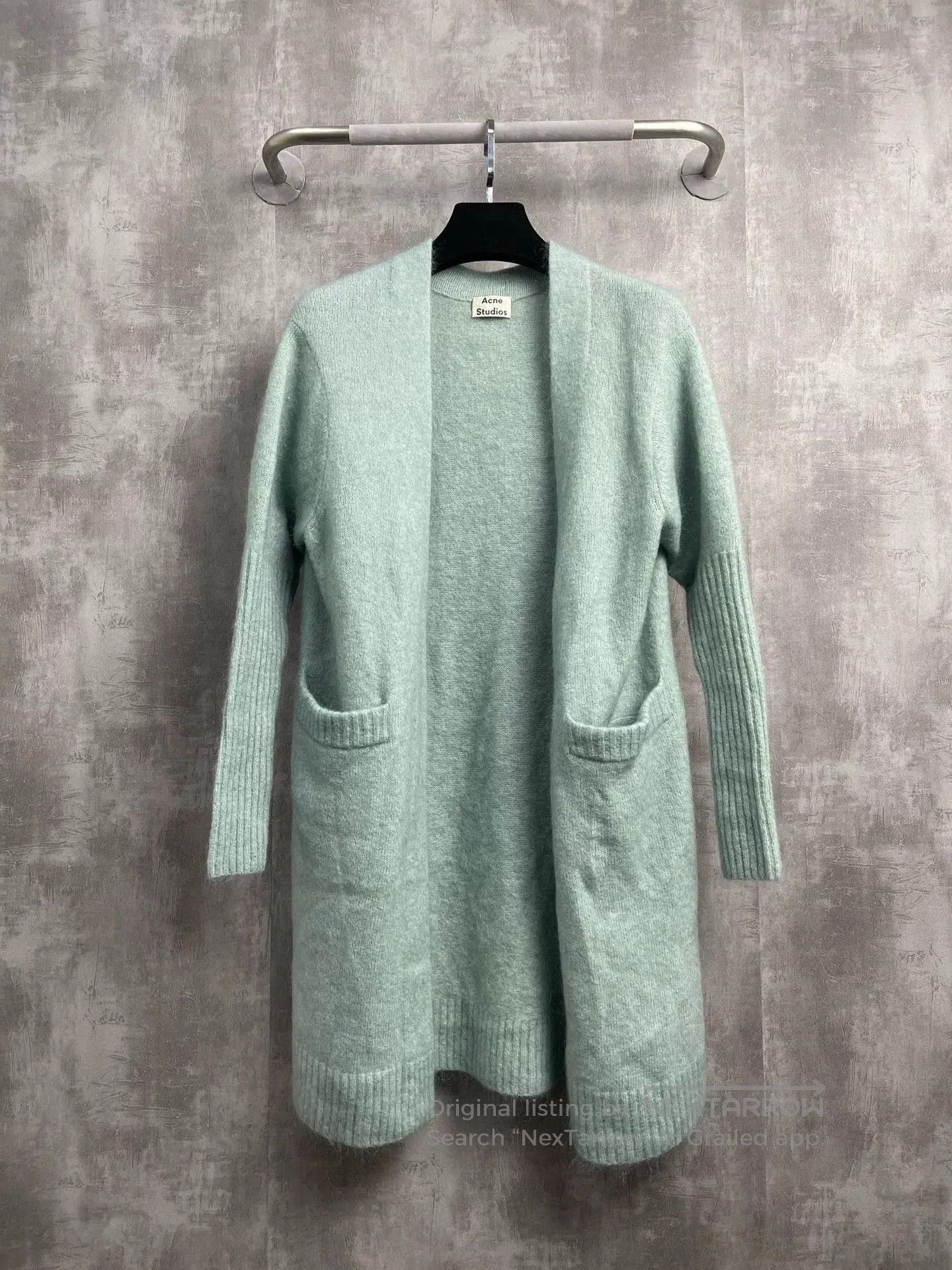 Acne Studios Acne Studios Lake Blue Mohair Cardigan. Size XXS / US 00 / IT 34 - 1 Thumbnail