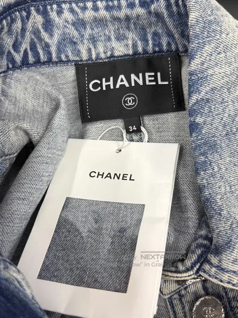 Chanel Chanel Make an old ruffled denim jacket Size XXS / US 00 / IT 34 - 4 Thumbnail