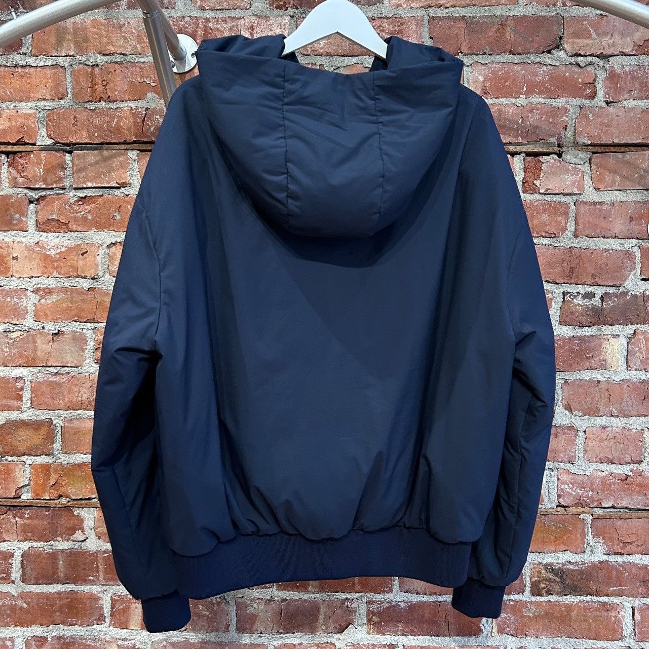 Miu Miu MIU MIU DOWN HOODED BOMBER JACKET ‘NAVY’ Size US L / EU 52-54 / 3 - 2 Thumbnail