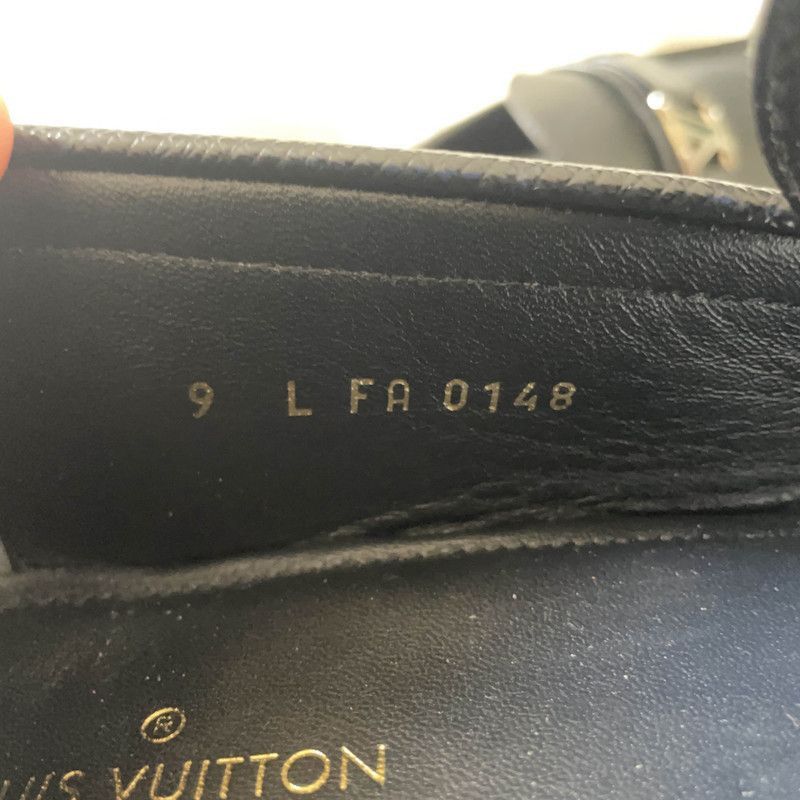 Louis Vuitton Louis Vuitton Black Logo Casual Loafers for Men 0079 Size US 9.5 / IT 39.5 - 5 Thumbnail