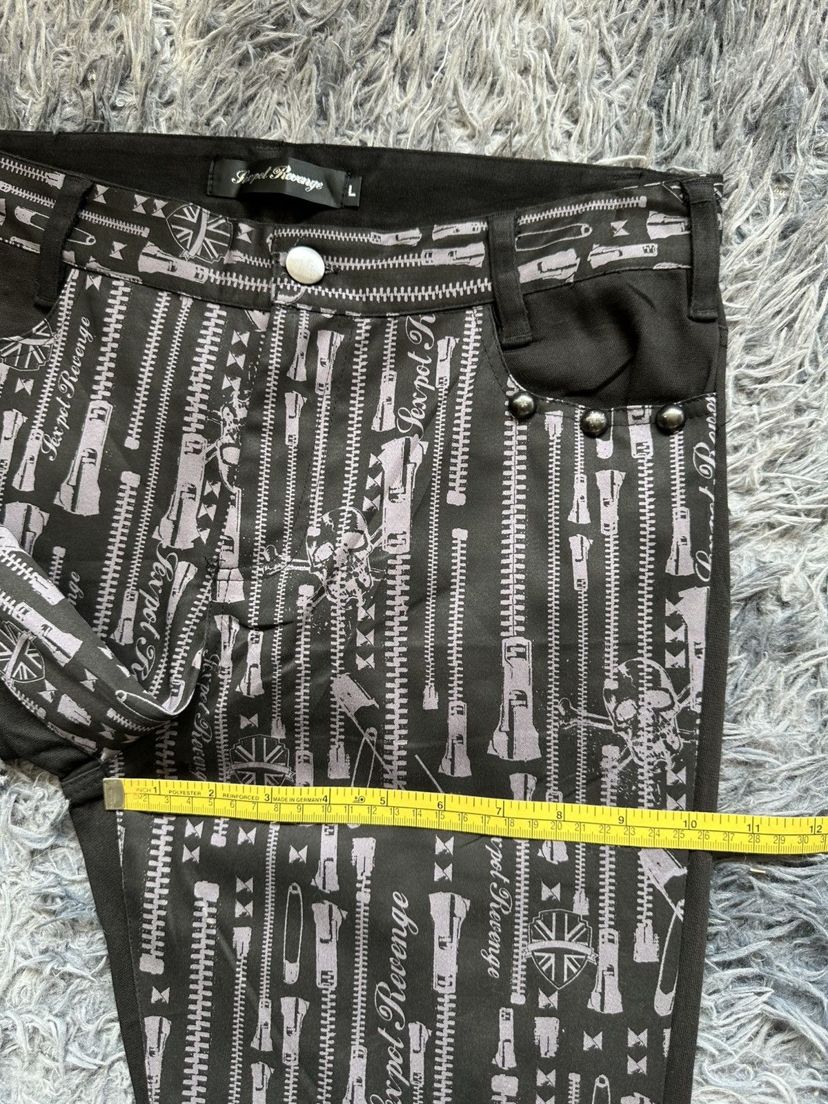 Sex Pot ReVeNGe 00's Sex Pot Revenge Harajuku punk anarchy pants Size US 31 - 23 Thumbnail
