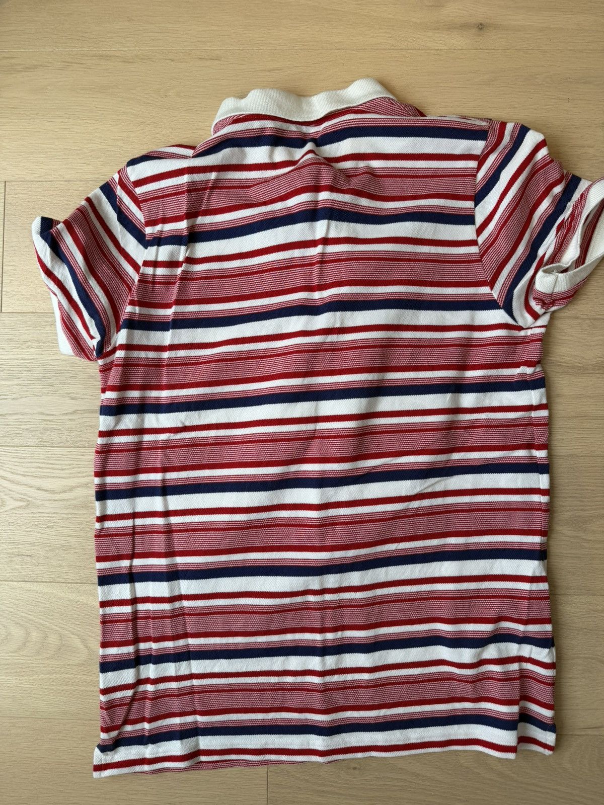 Maison Kitsune Madison Mitaune Striped Polo Size US L / EU 52-54 / 3 - 5 Thumbnail