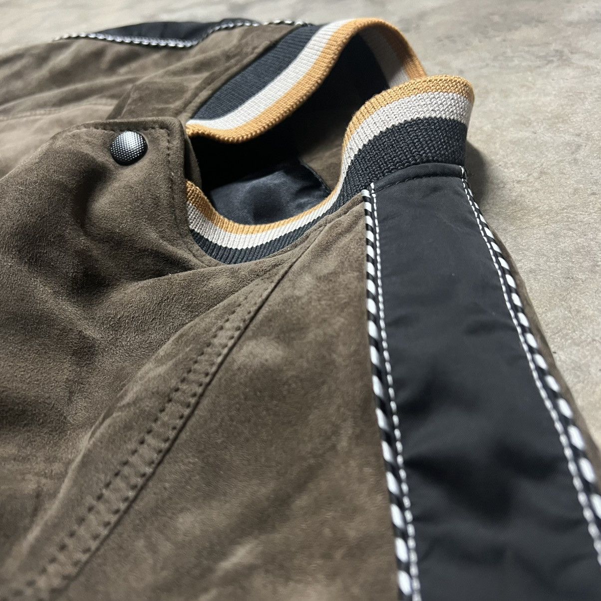 Designer × Lanvin Jeanne Lanvin Women’s Designer Lamb Leather Bomber Jacket Size L / US 10 / IT 46 - 5 Thumbnail