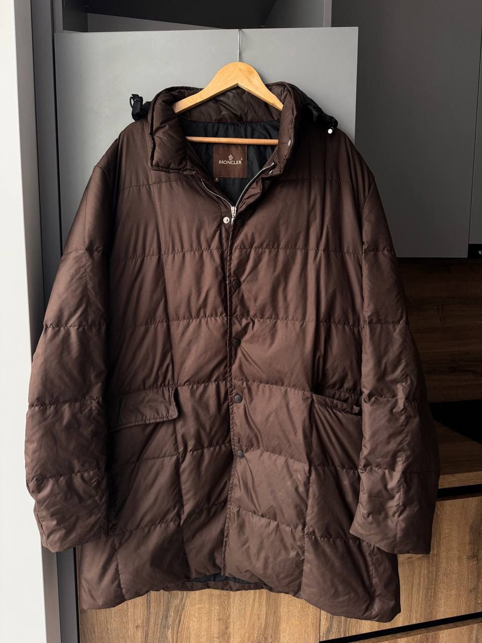 Moncler × Vintage Vintage Moncler Quilted Goose Parka Puffer Down Jacket Size L / US 10 / IT 46 - 1 Thumbnail