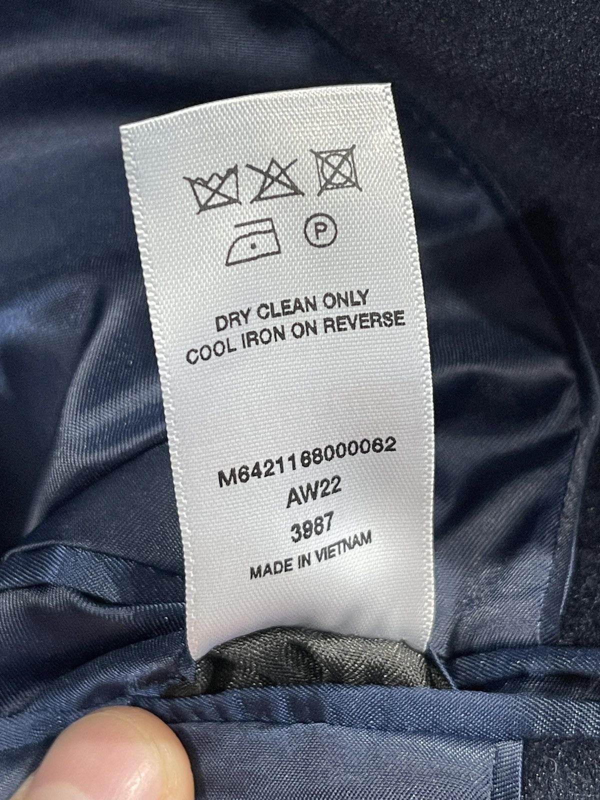 Vintage Vintage velvet jacket blue velour classic jacket sport coat Size 48R - 8 Thumbnail