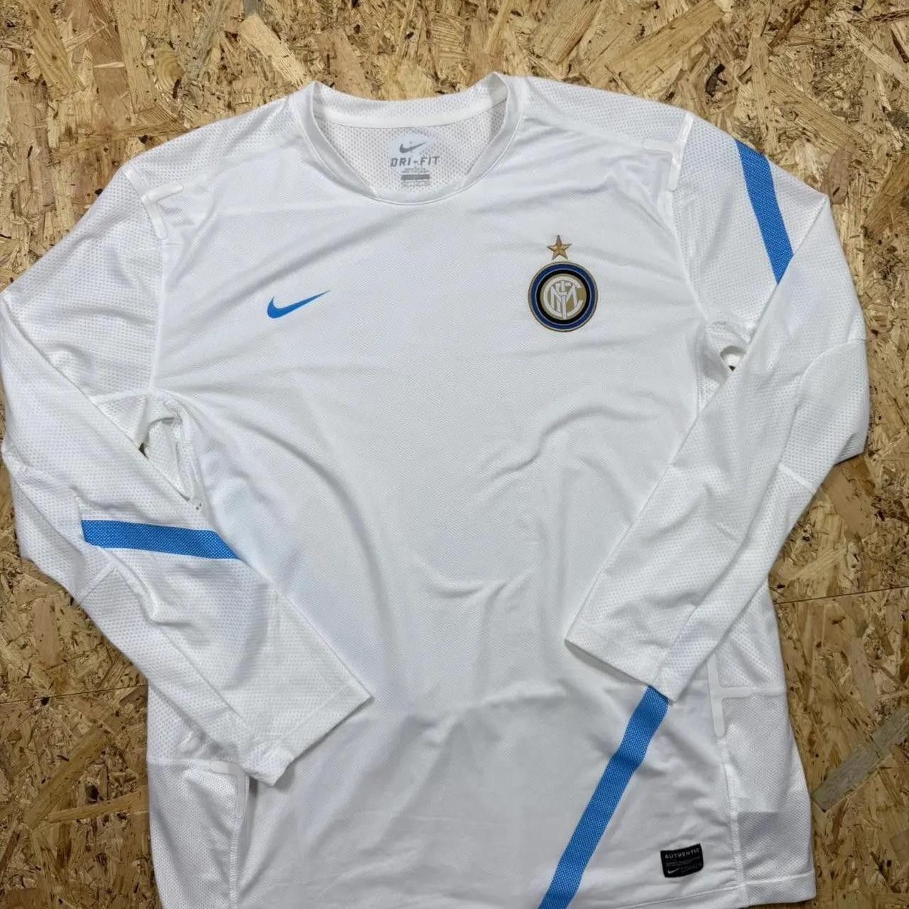 Nike Inter Milan 2000s Soccer Jersey White Football Tee Size US XXL / EU 58 / 5 - 4 Thumbnail