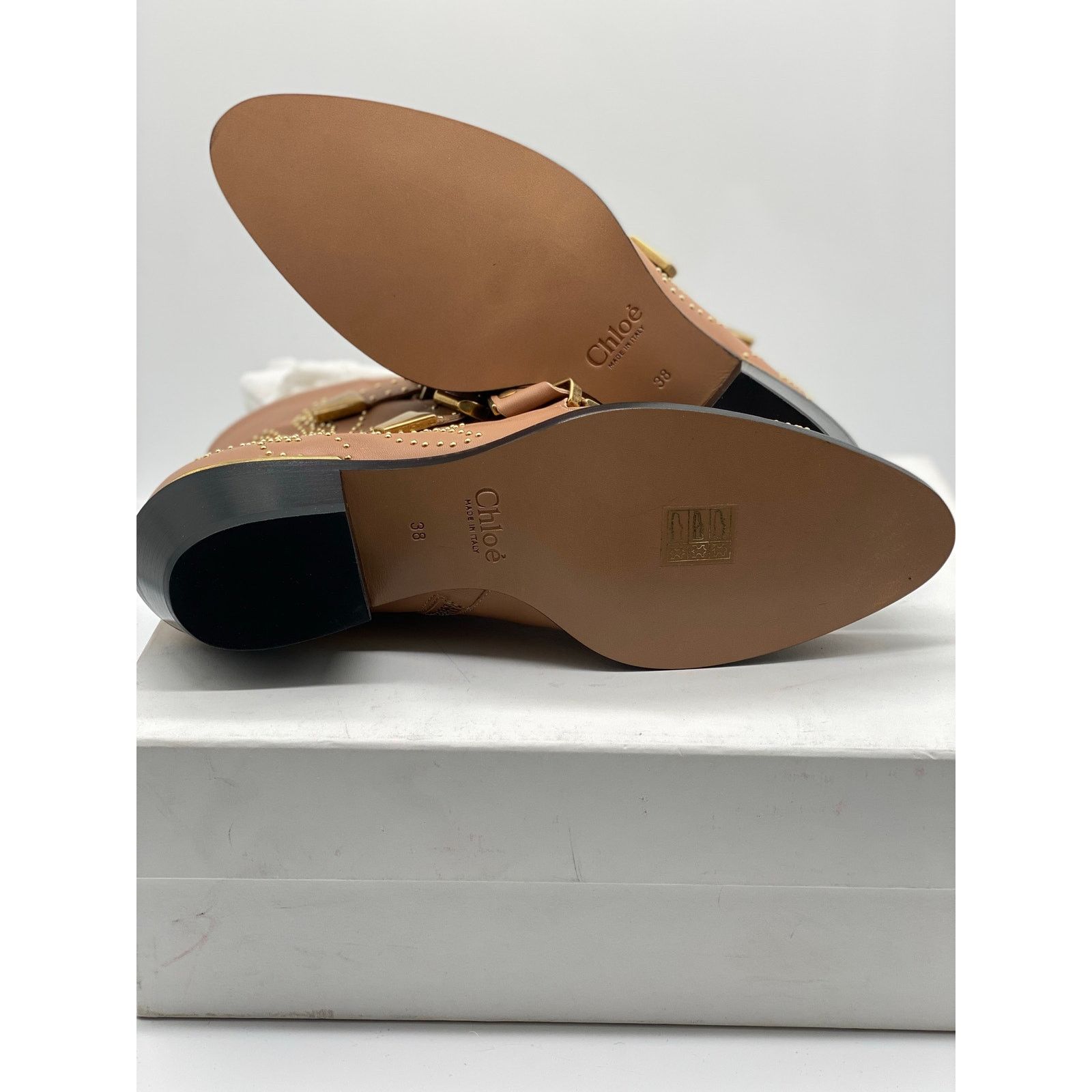 Chloe Chloé Sussana Short Boots in Reef Shell sz. 38 EU Size US 8 / IT 38 - 5 Thumbnail