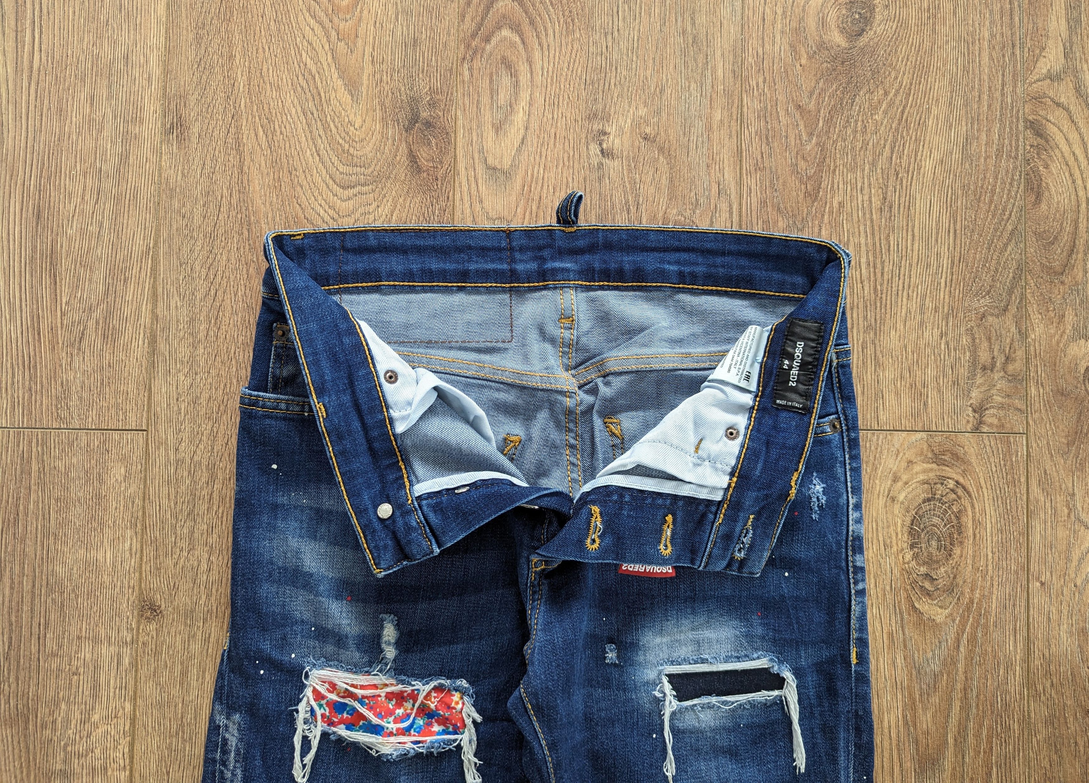 Dsquared2 DSQUARED2 1975 Easy Slim Jeans Men's Size 44 Made In Italy Size US 28 / EU 44 - 13 Thumbnail