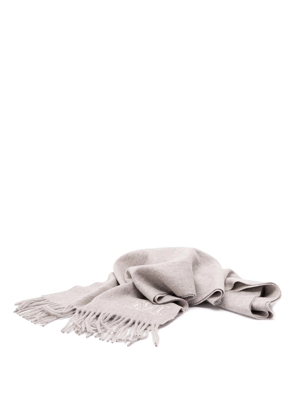 Max Mara Monogram Embroidered Cashmere Stole Size ONE SIZE - 1 Thumbnail