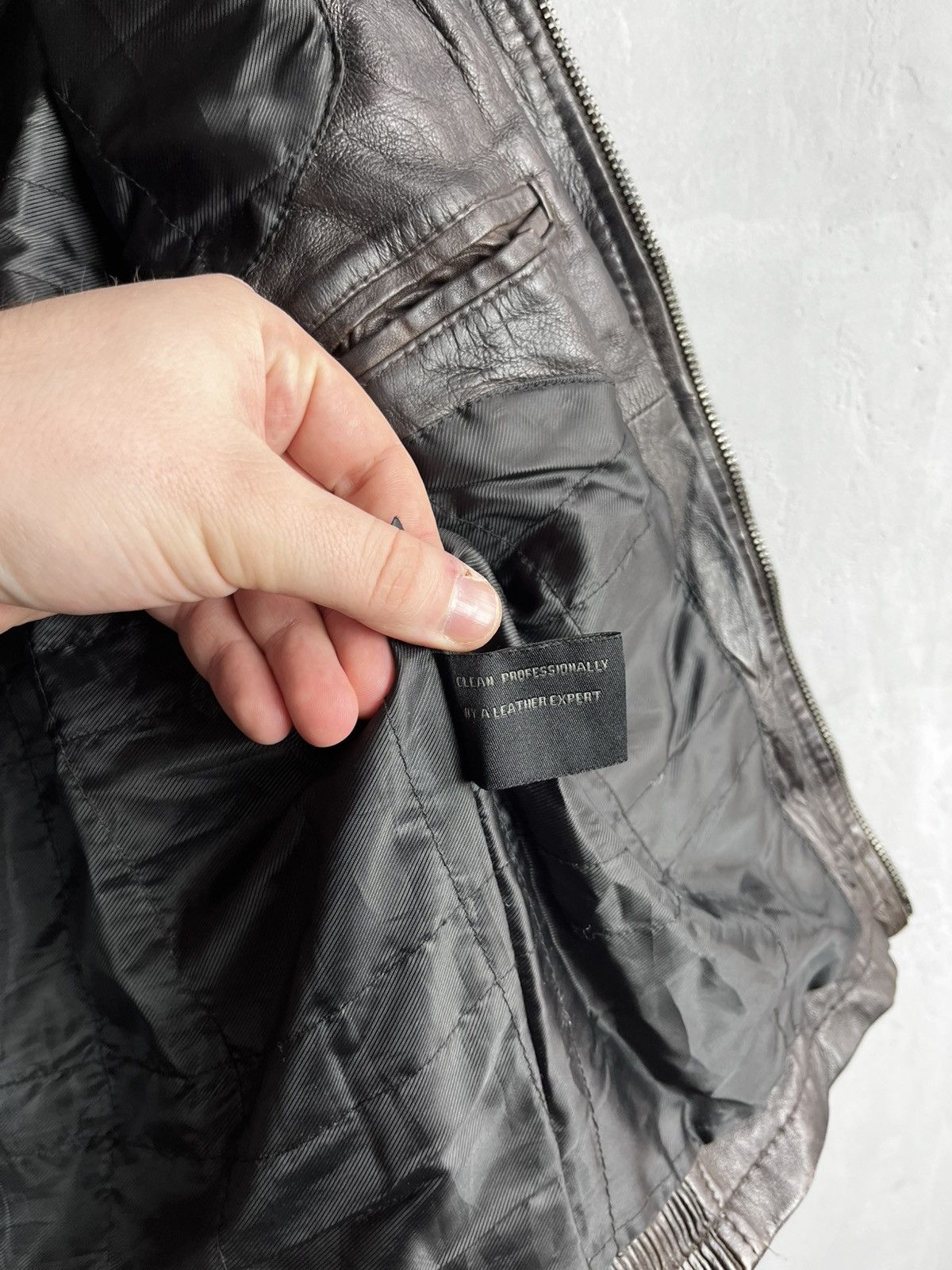 Other Kenneth Cole Avant Garde leather jacket Rick Owens style Y Size US S / EU 44-46 / 1 - 18 Thumbnail
