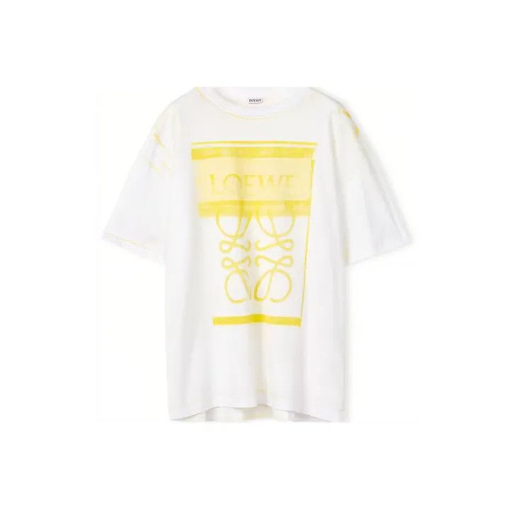 Loewe Loewe FW22 Yellow Logo Graphic T-Shirt Size US L / EU 52-54 / 3 - 1 Thumbnail