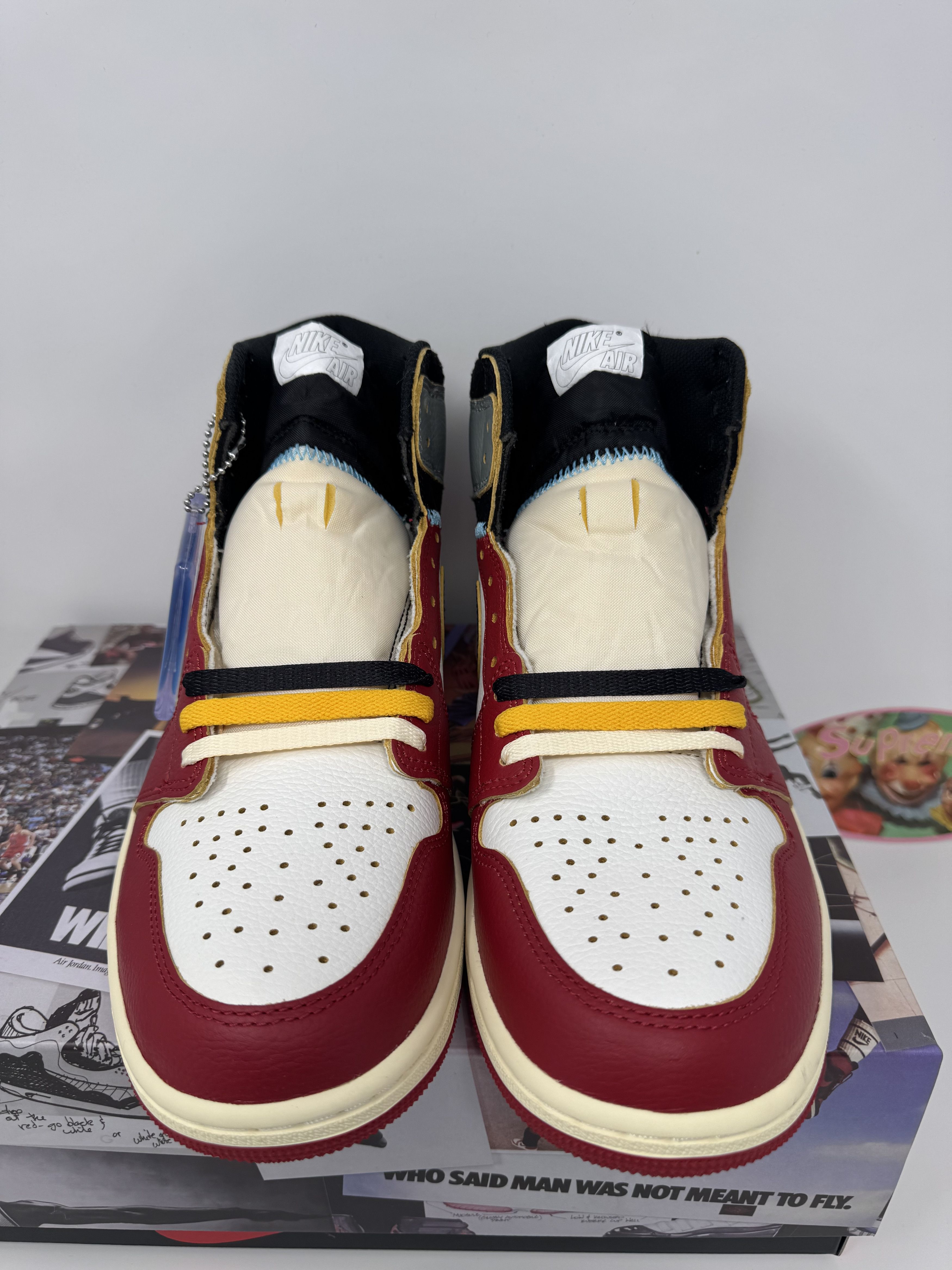 Jordan Brand × Nike × Union LA Union LA Chicago Shadow Jordan 1 Retro High OG Size US 9.5 / EU 42-43 - 17 Thumbnail